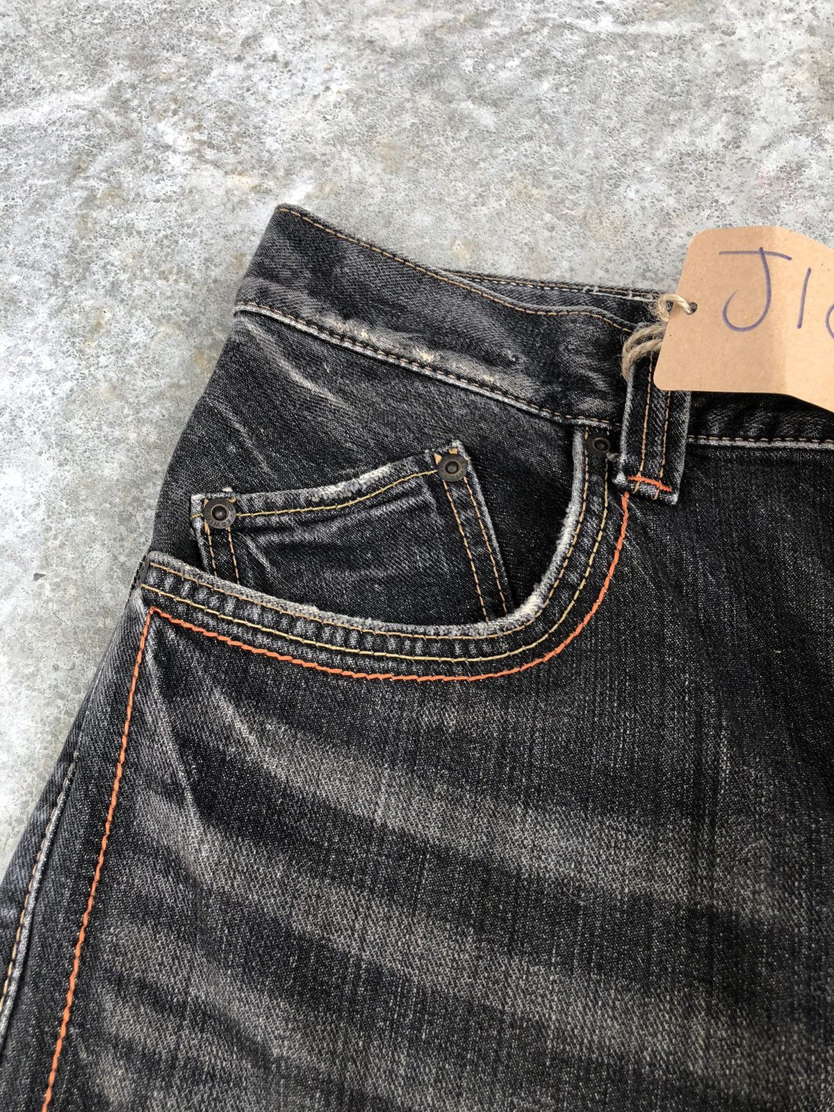 If Six Was Nine Japanese Edwin XV Flared Jeans Distressed buckle back jeans Size US 32 / EU 48 - 15 Thumbnail