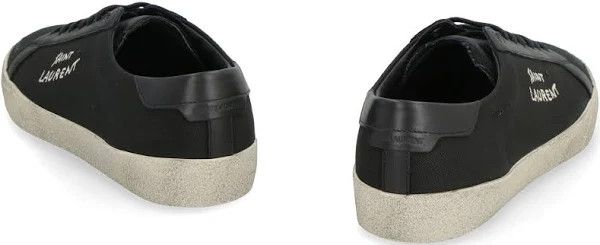Saint Laurent Paris o1s1wg111024 Court Classic Embroidered Sneakers in Black Size US 10 / EU 43 - 8 Thumbnail