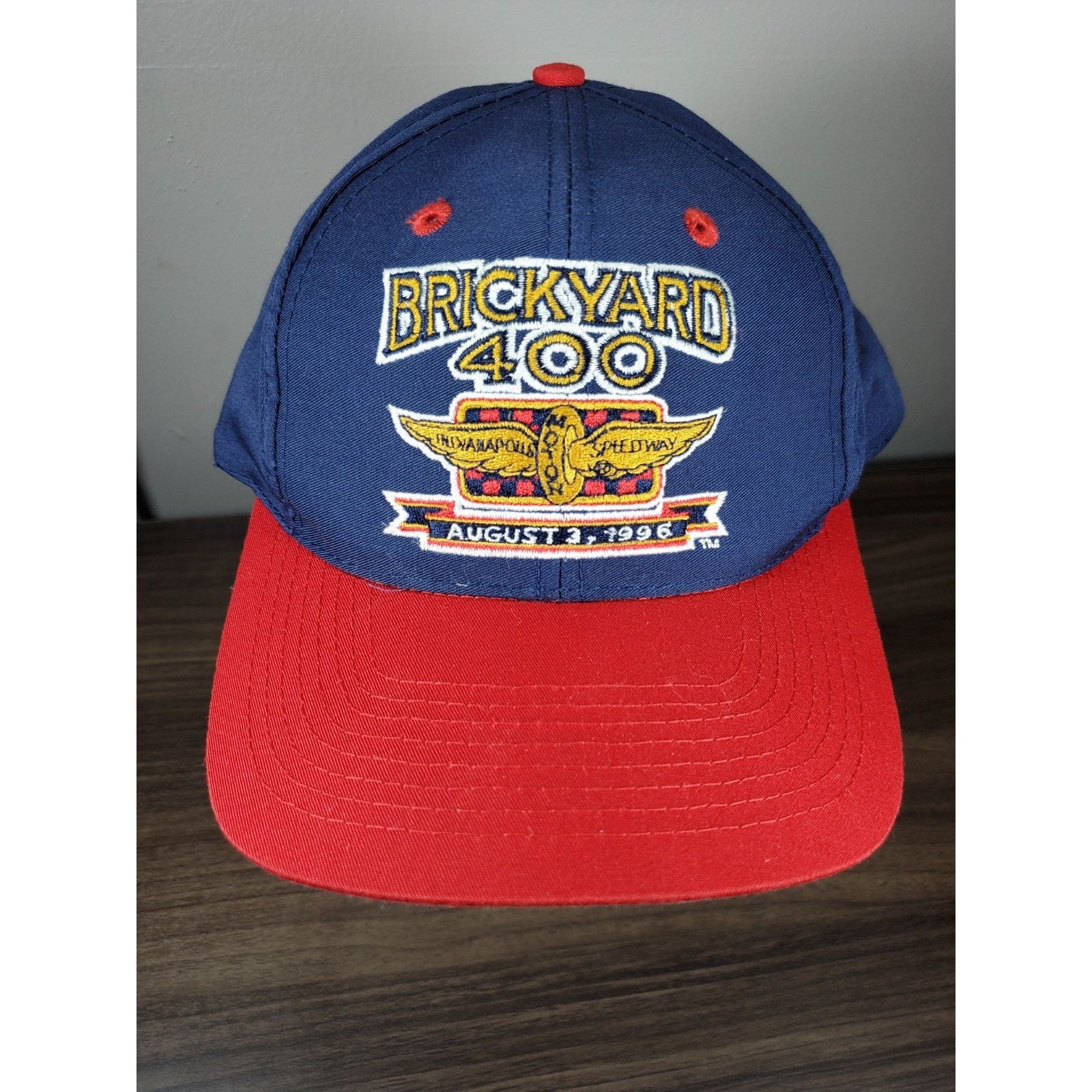 Logo 7 × NASCAR × Vintage 1996 Brickyard 400 Hat Cap Indianapolis Motor Speedway Size ONE SIZE - 2 Thumbnail