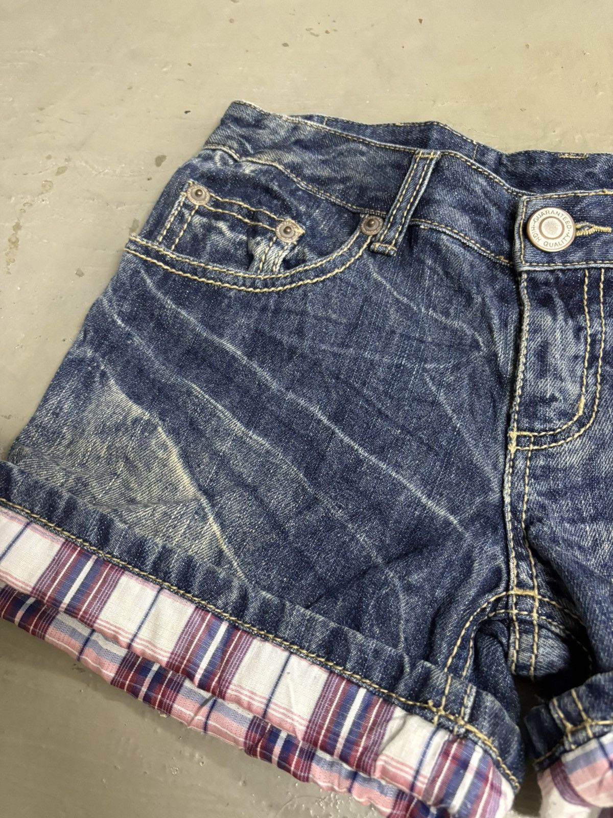 If Six Was Nine RNA H Naoto Acid Wash Japanese brand Denim shorts Size 29" - 4 Thumbnail