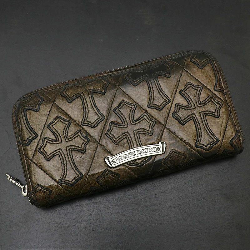 Chrome Hearts Quilted Cemetery Clutch