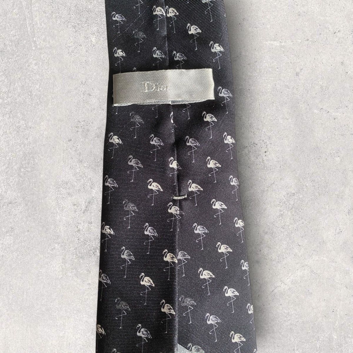 Dior Dior Homme Flamingo Silk Necktie Size ONE SIZE - 4 Thumbnail