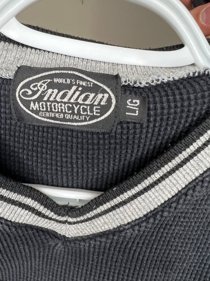 Indian Motorcycle Vintage Indian Motorcycle waffle-knit Embroidered Shirt Size US L / EU 52-54 / 3 - 3 Thumbnail