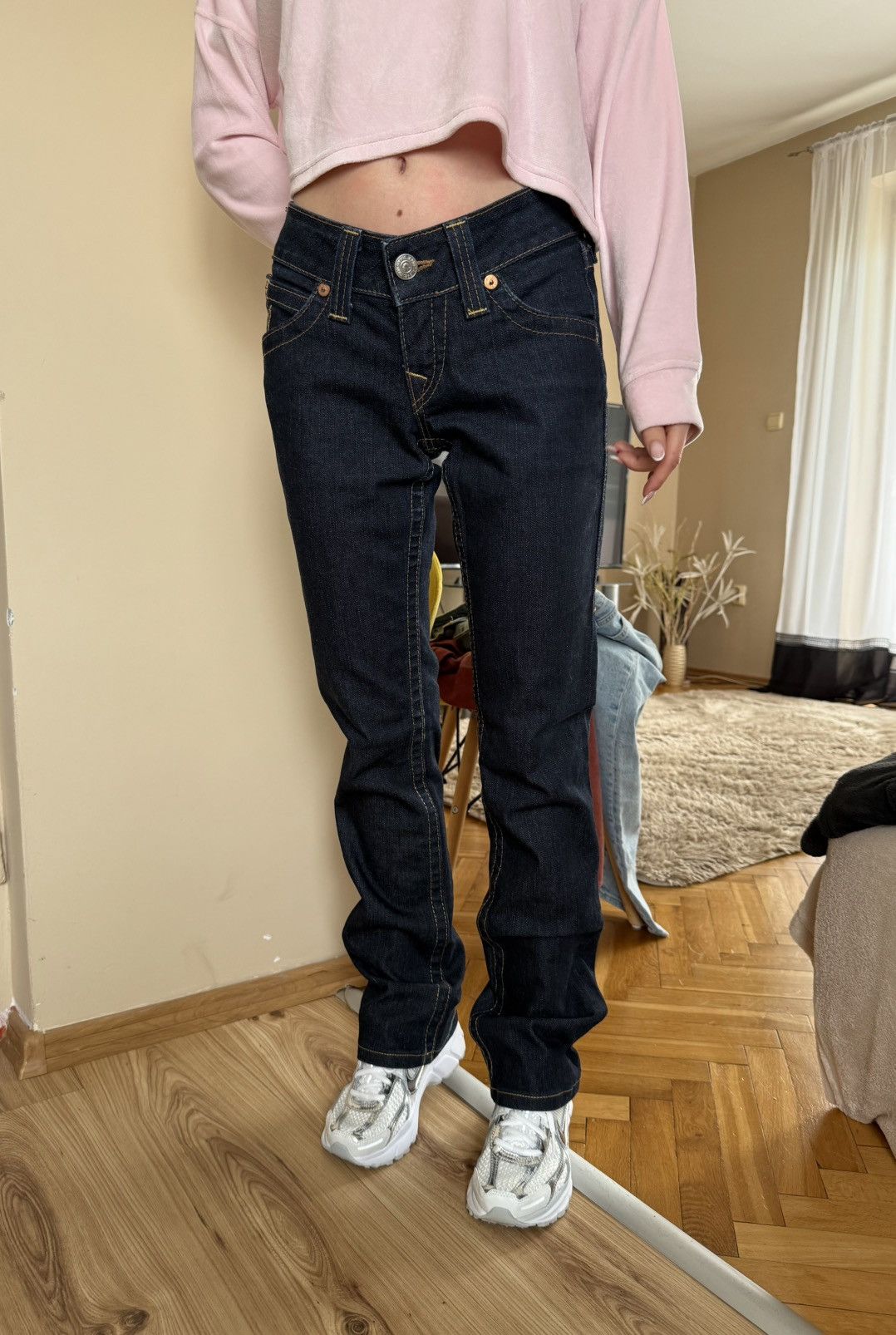 True Religion True Religion Gina Boot women’s Low-Rise Flared Jeans Size 25" / US 0 / IT 36 - 3 Thumbnail