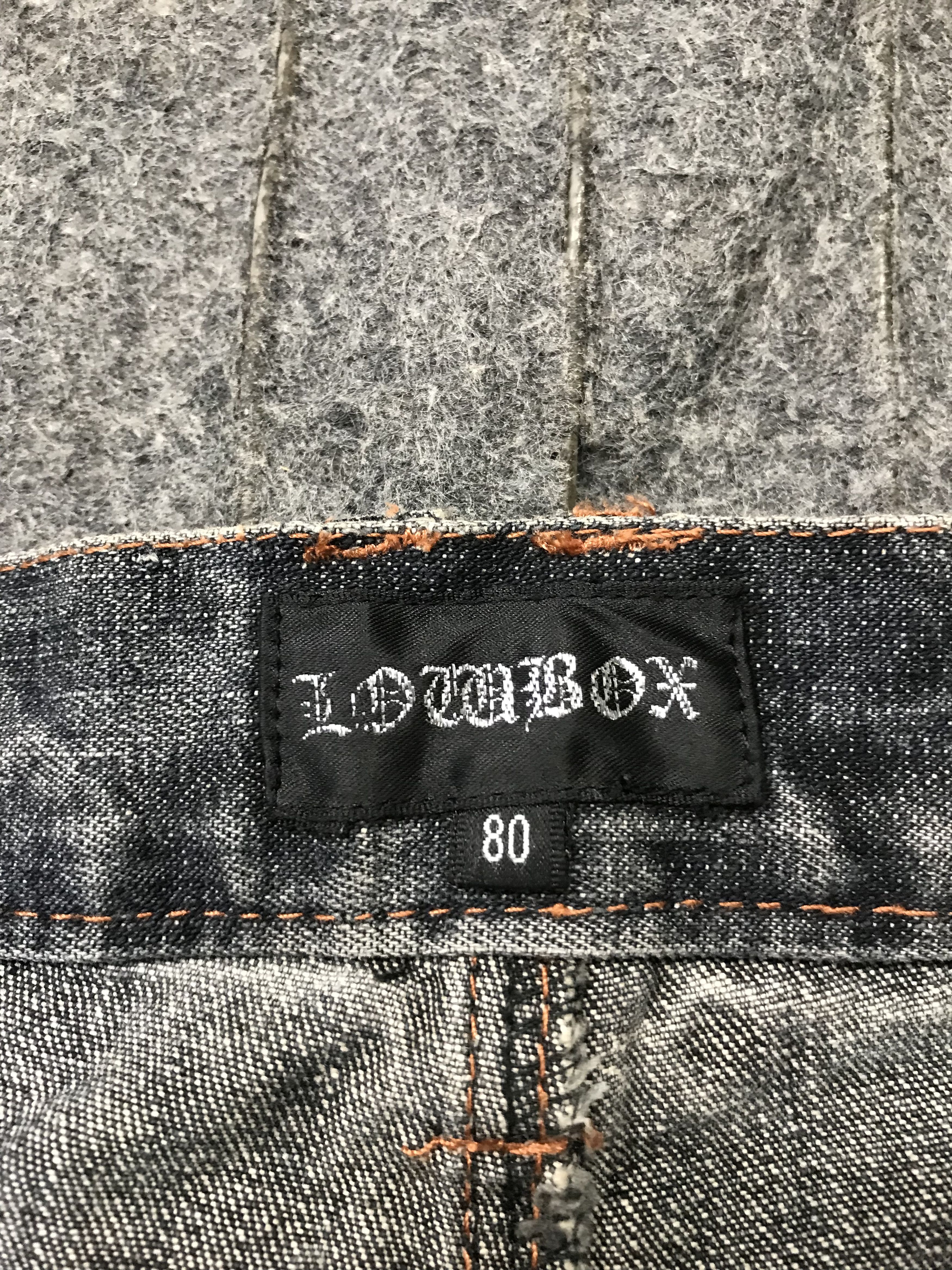 Japanese Brand × LOWBOX Vintage Japanese Brand Lowbox Light Wash Denim Design Size US 32 / EU 48 - 13 Thumbnail