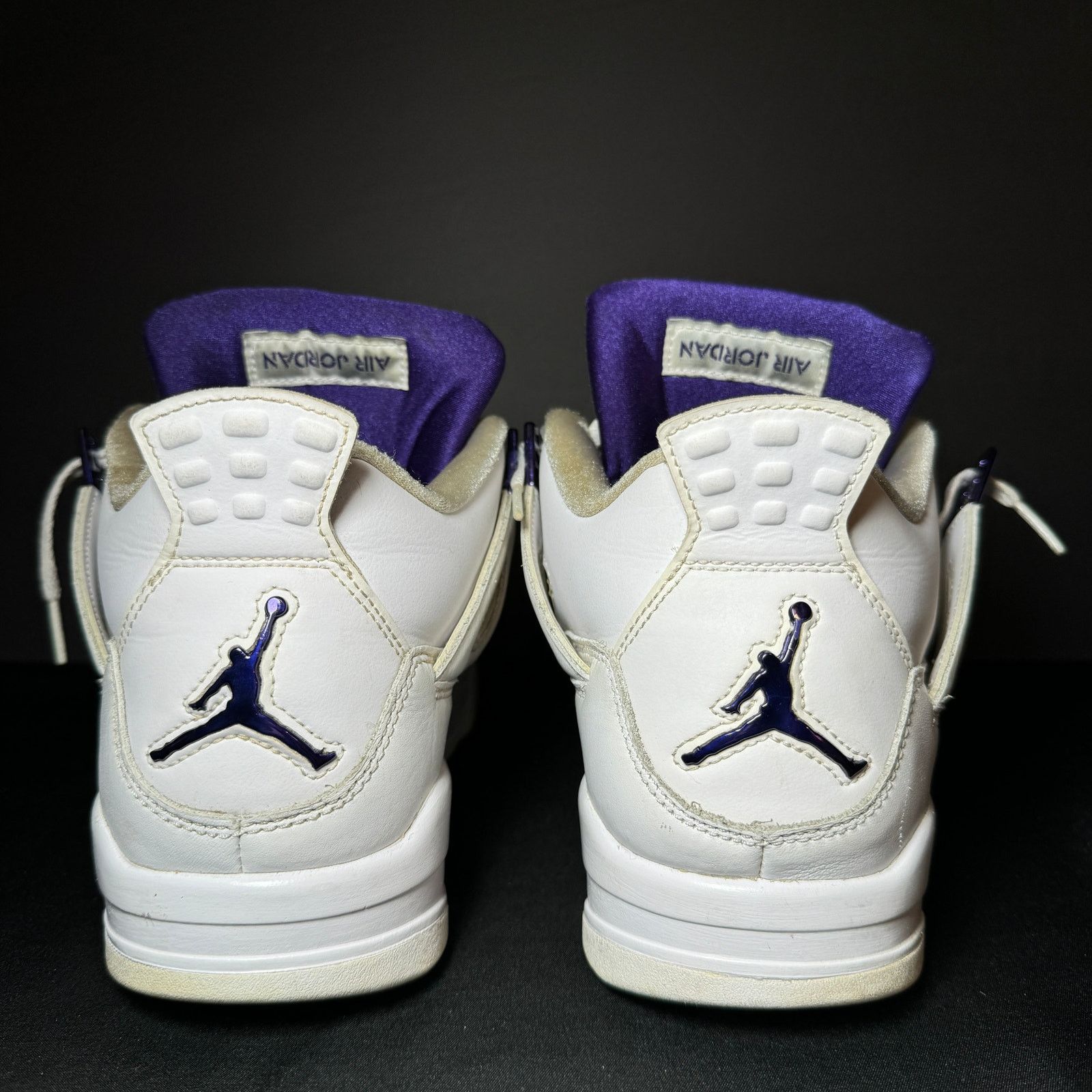 Jordan Brand × Nike Size 10.5 - Air Jordan 4 Retro Purple Metallic Men's Shoes Size US 10.5 / EU 43-44 - 5 Thumbnail