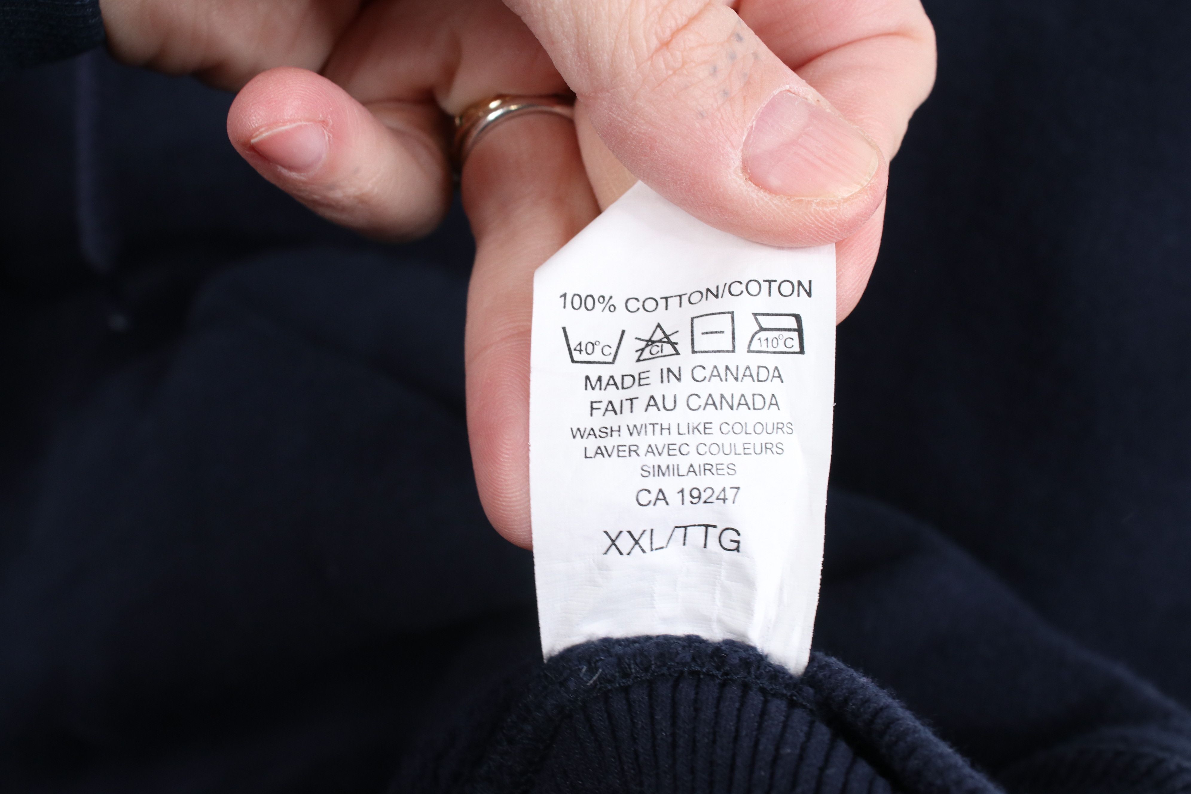 Vintage Vintage 90s Y2K Streetwear Cotton Hoodie Sweatshirt Blue Size US XXL / EU 58 / 5 - 8 Thumbnail