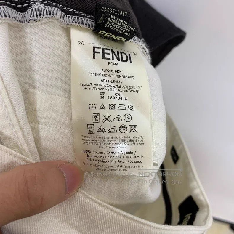 Fendi Fendi Pure White Long Pants Size US 34 / EU 50 - 4 Thumbnail