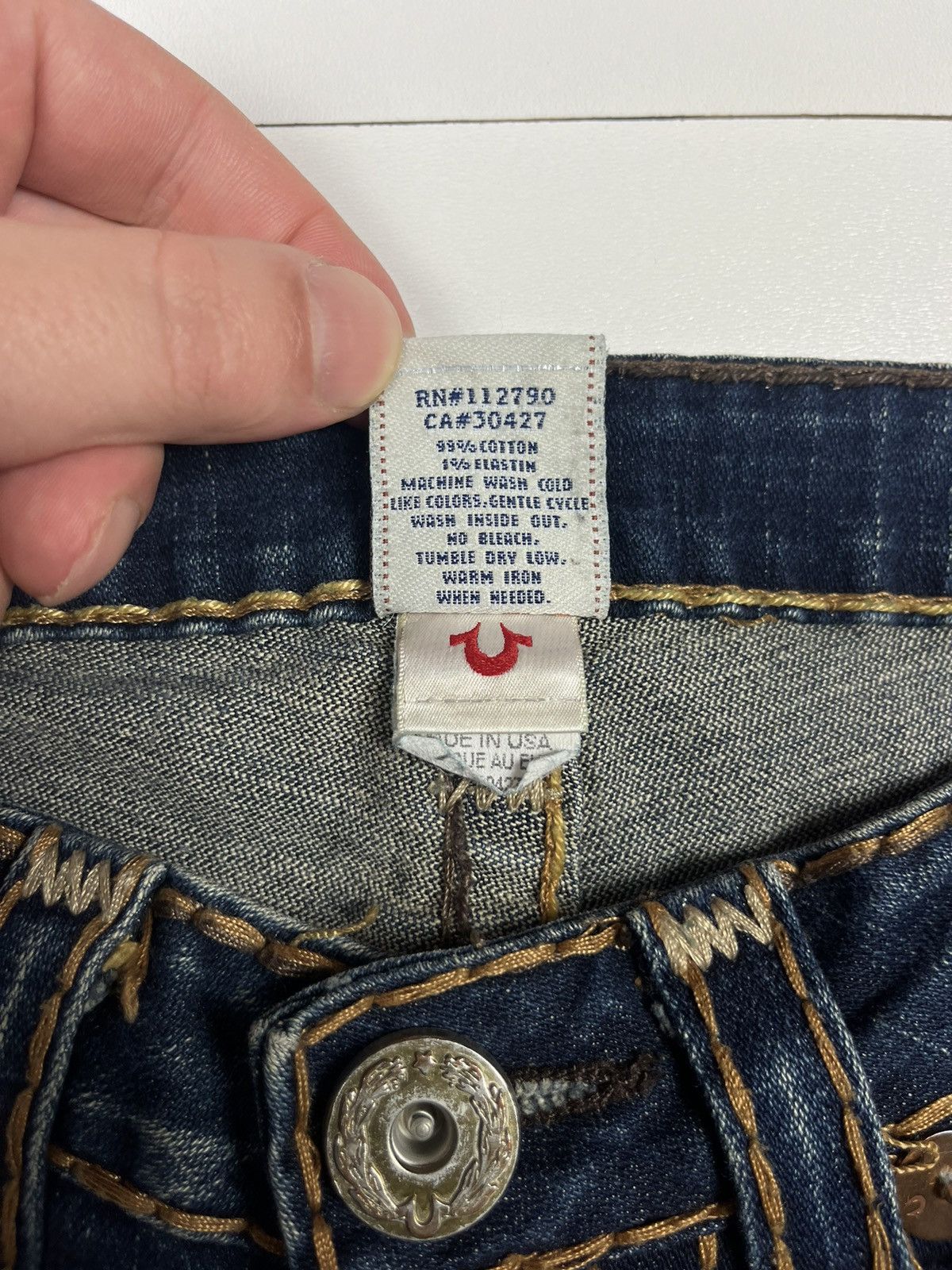 True Religion True Religion vintage USA Low Rise Denim jeans Pants Size 27" / US 4 / IT 40 - 10 Thumbnail