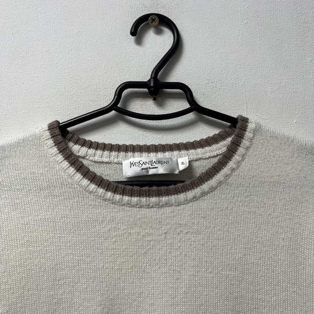 Yves Saint Laurent Vintage Yves Saint Laurent Sweater Big Logo Knit YSL Size XL Size US XL / EU 56 / 4 - 4 Thumbnail