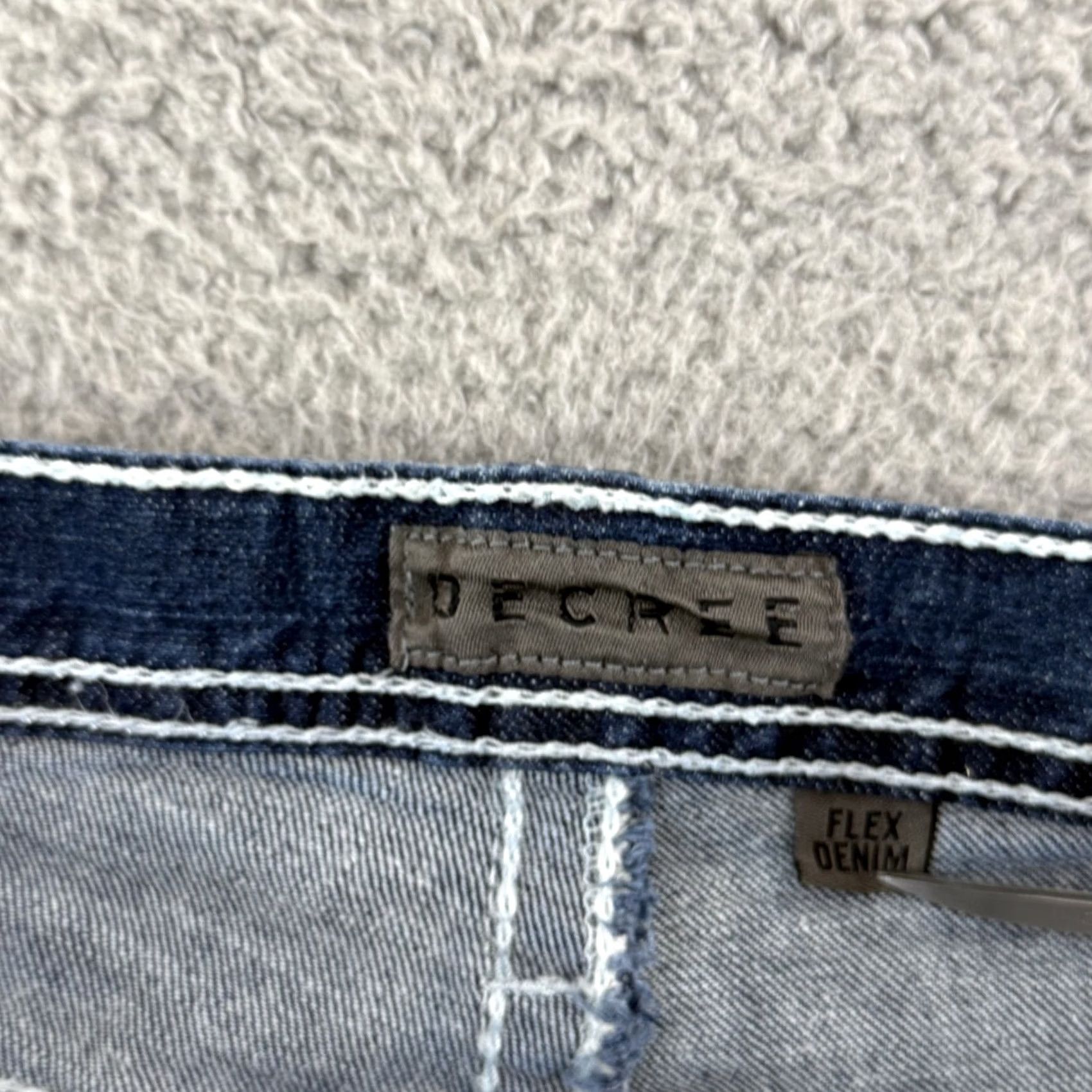 Decree Decree Jeans Mens 38x30 Blue Washed Denim Bootcut Loose Cowboy Western Outdoor Denim Jeans Bootcut Mens 38x30 Blue Cowboy Size US 38 / EU 54 - 5 Thumbnail