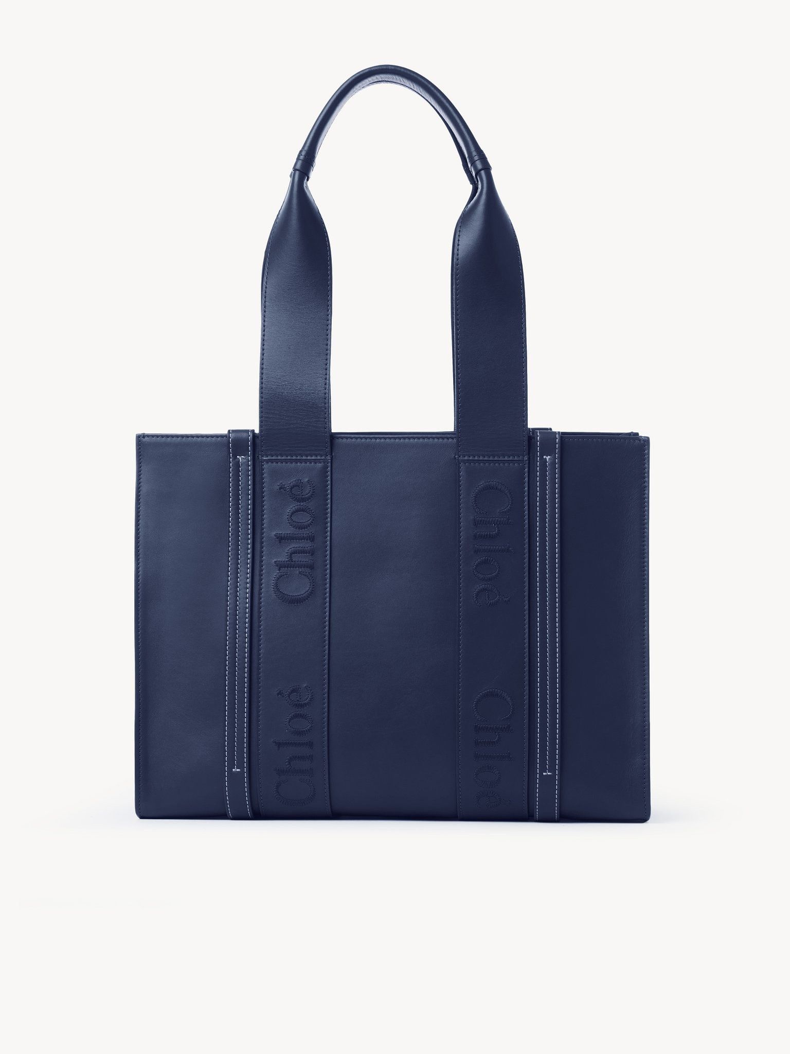 Chloe o1loc1c1024 Size: OS / Woody Medium Tote in Night Blue Size ONE SIZE - 2 Thumbnail