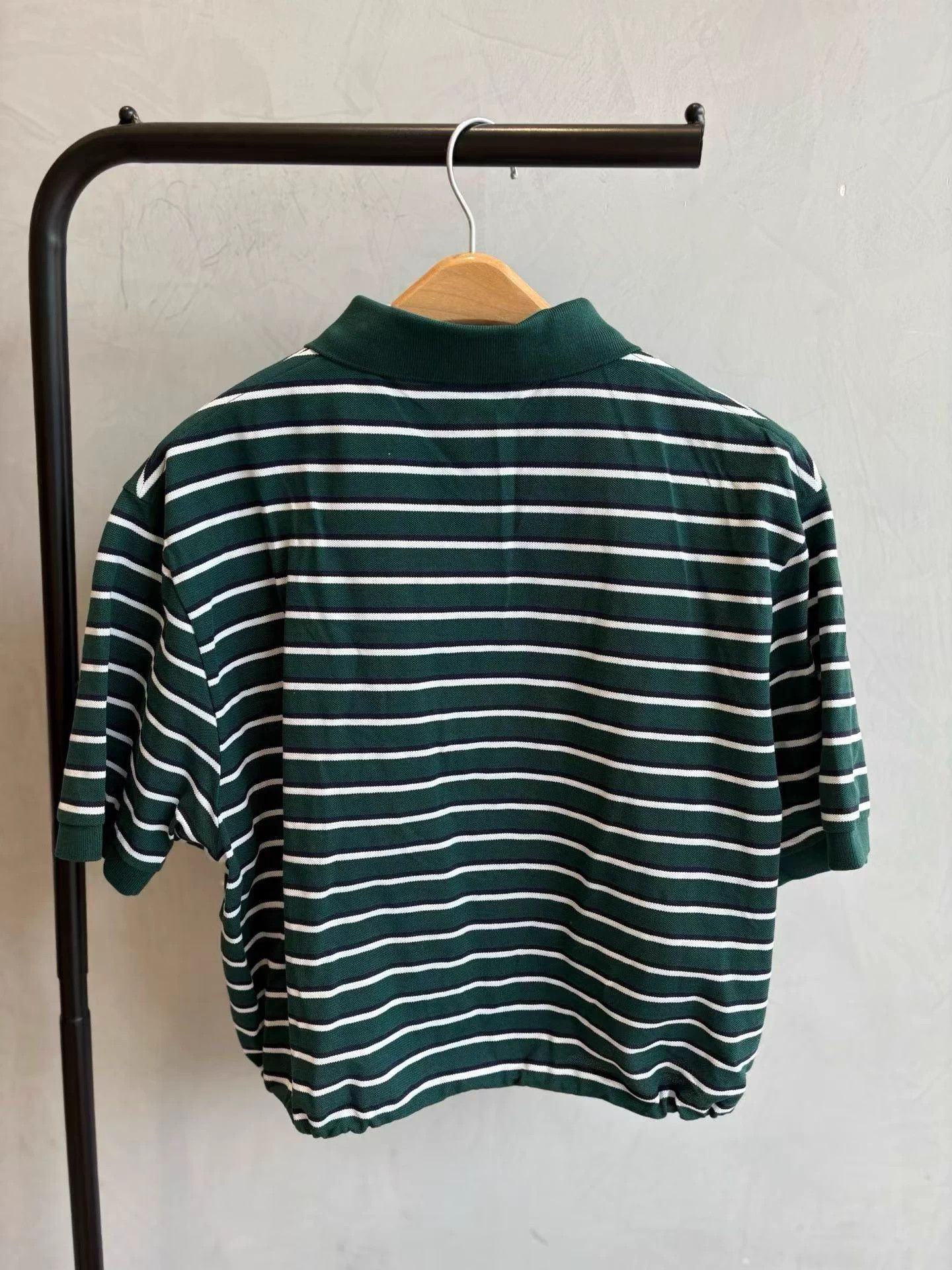 Prada Prada 24 polo striped short-sleeve drawstring hem 40 mint Size S / US 4 / IT 40 - 3 Thumbnail