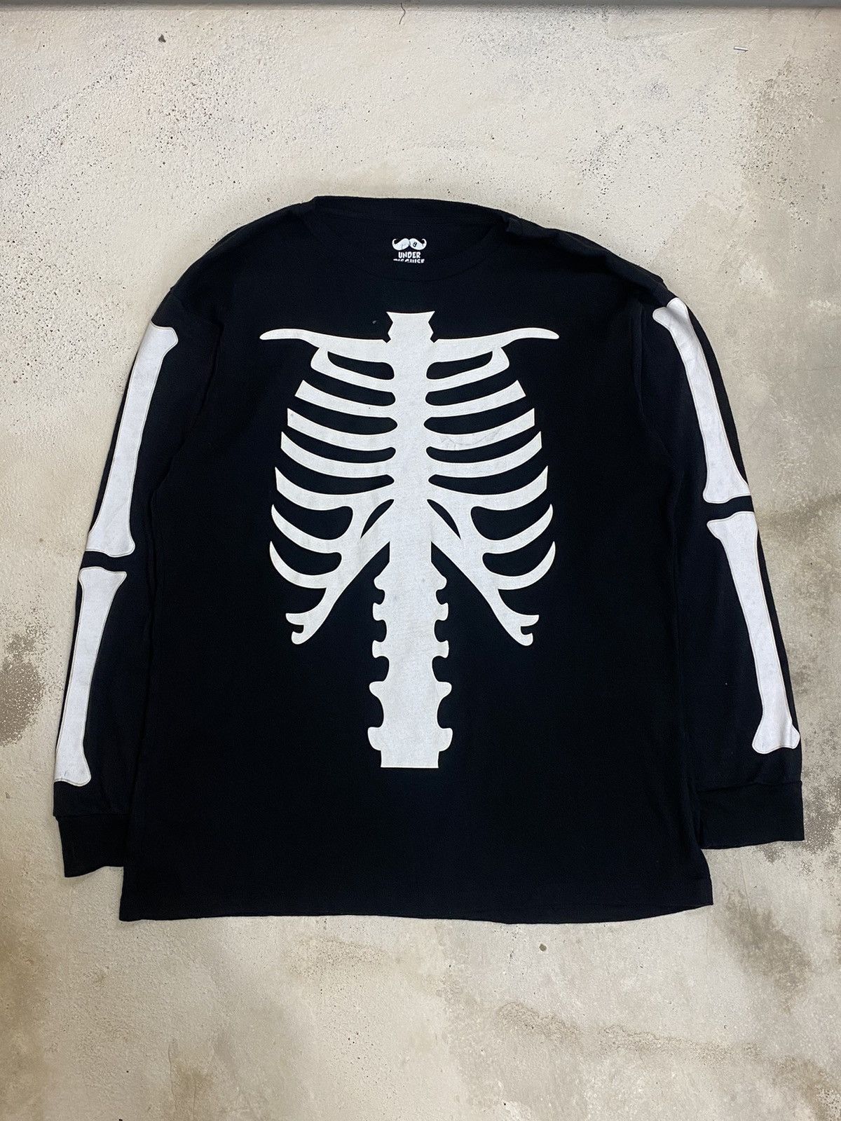 GOSTAR DE FUGA Under Disguise Brand Art of Skeleton and Bones Long Sleeve Size US XL / EU 56 / 4 - 2 Thumbnail