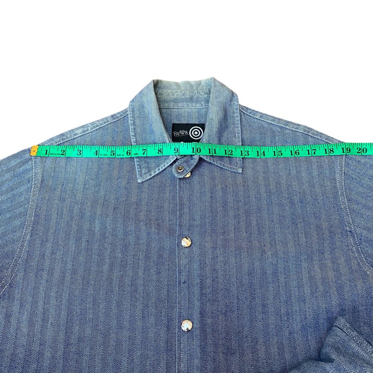 South2 West8 South2 West8 HBT Coach Jacket Blue Herringbone Twill Denim Size US M / EU 48-50 / 2 - 18 Thumbnail