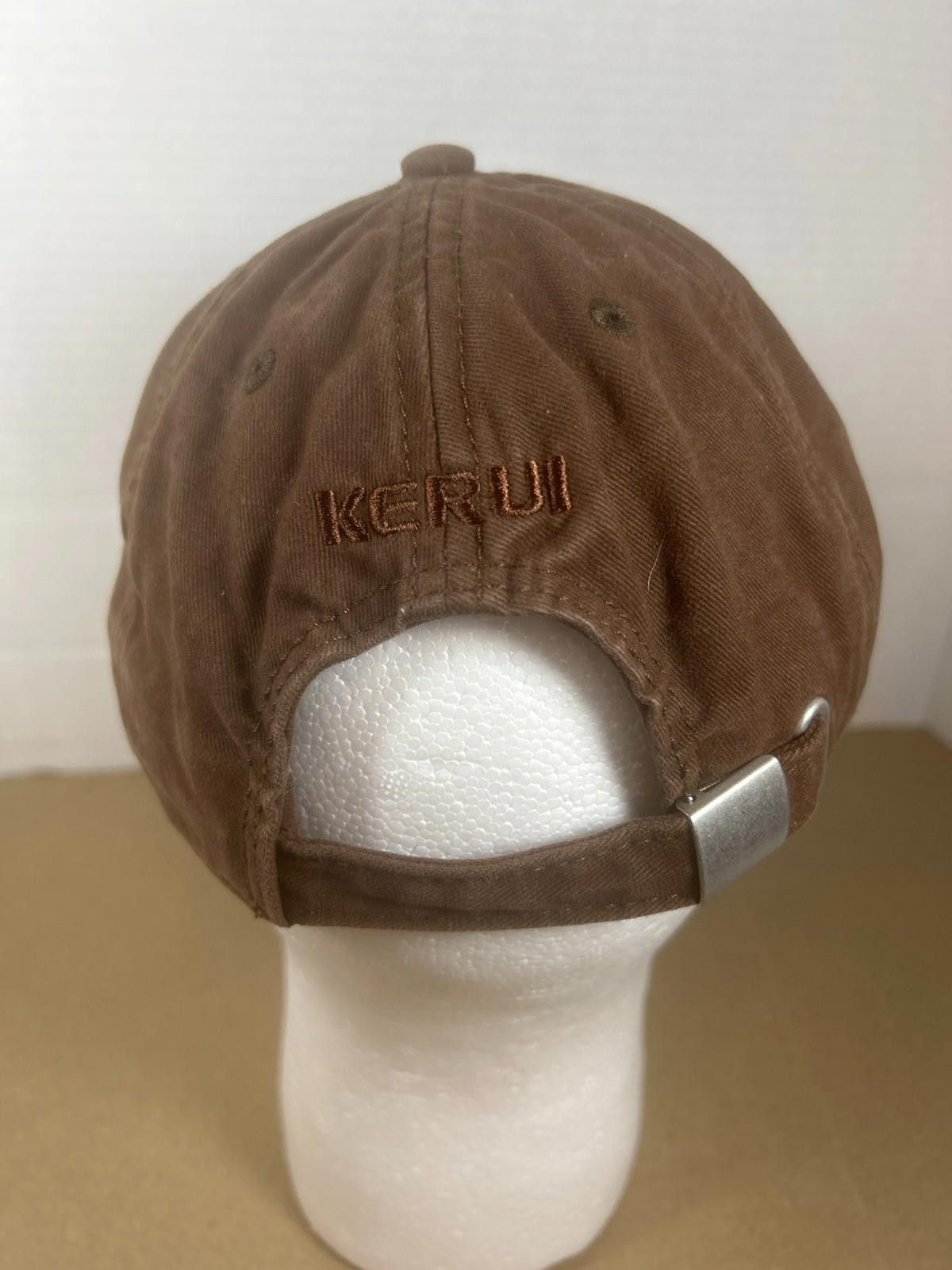 Designer KERUI Brown Dad Hat Cap Adjustable Strap Cotton Baseball Cap Size ONE SIZE - 4 Thumbnail