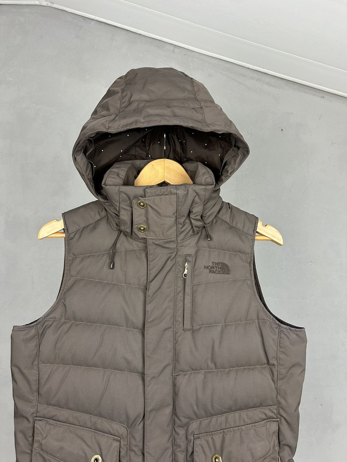 The North Face The North Face Hooded Down Puffer Vest Women Brown Size S Size S / US 4 / IT 40 - 2 Thumbnail