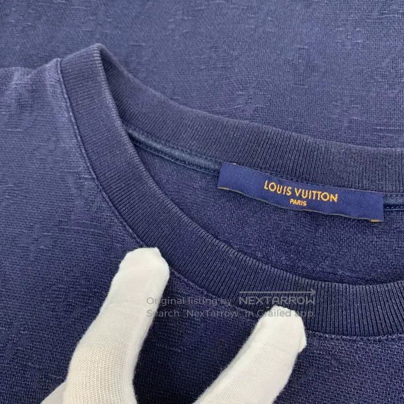 Louis Vuitton Louis Vuitton Navy sea animal beaded short sleeves Size US M / EU 48-50 / 2 - 8 Thumbnail