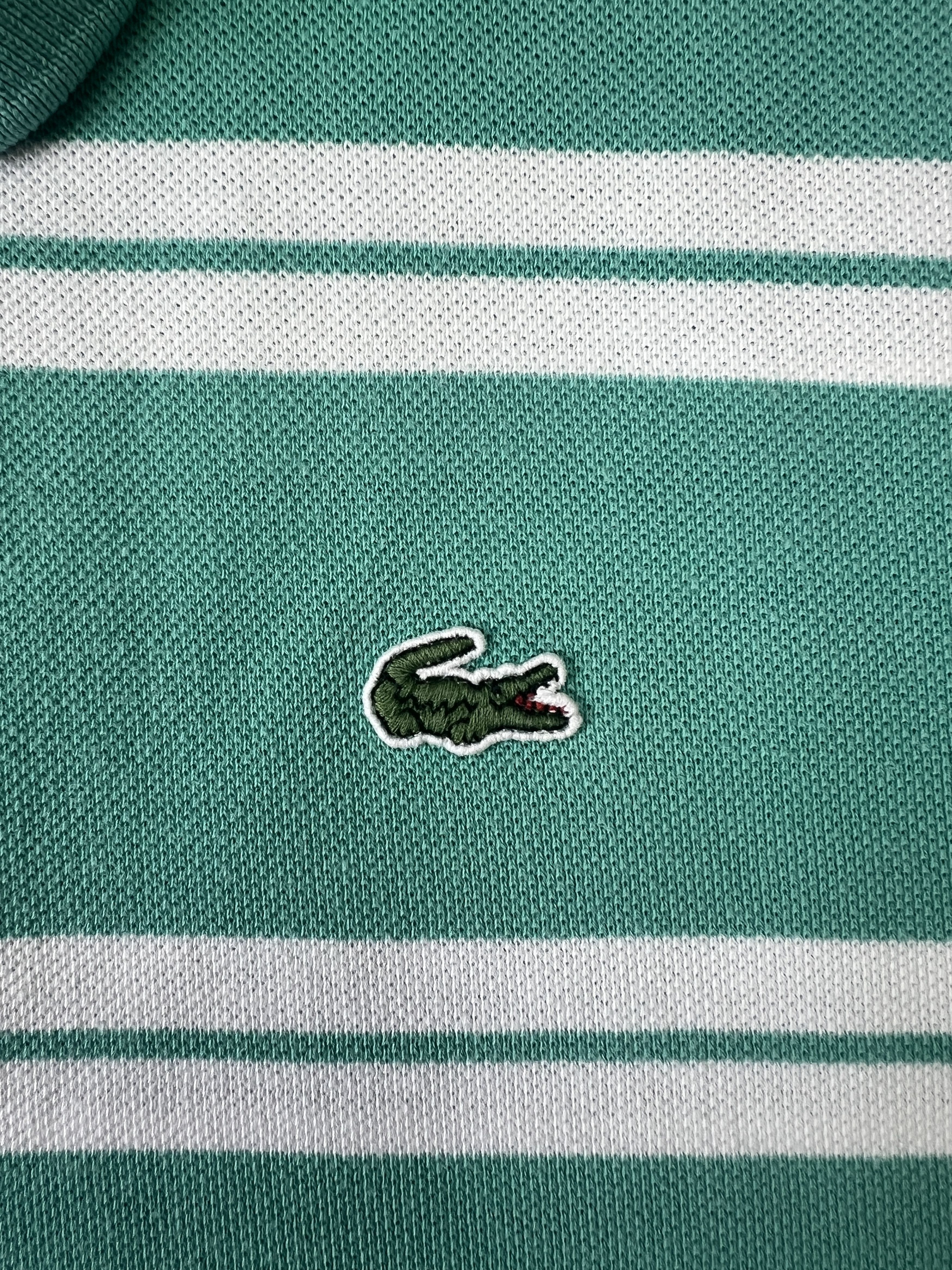 Lacoste × Vintage Vintage Lacoste Striped Polo Shirt Devanlay Size 7 Size US L / EU 52-54 / 3 - 3 Thumbnail