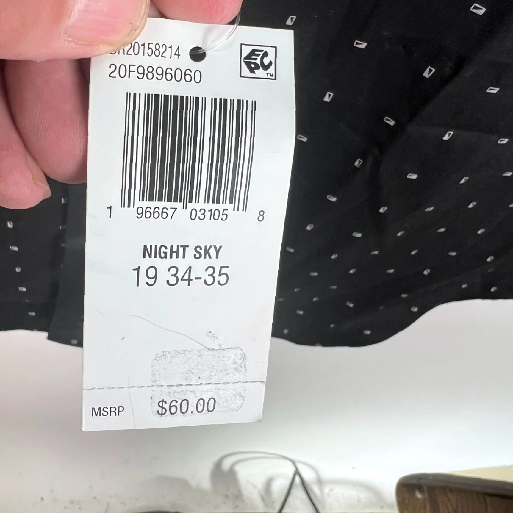 Van Heusen Van Heusen Button-Up Shirt Mens Big & Tall 19 Black Polka Dot Long Sleeve Chest 64 in Classic, Colorful, Designer Shirt Size US XXL / EU 58 / 5 - 4 Thumbnail