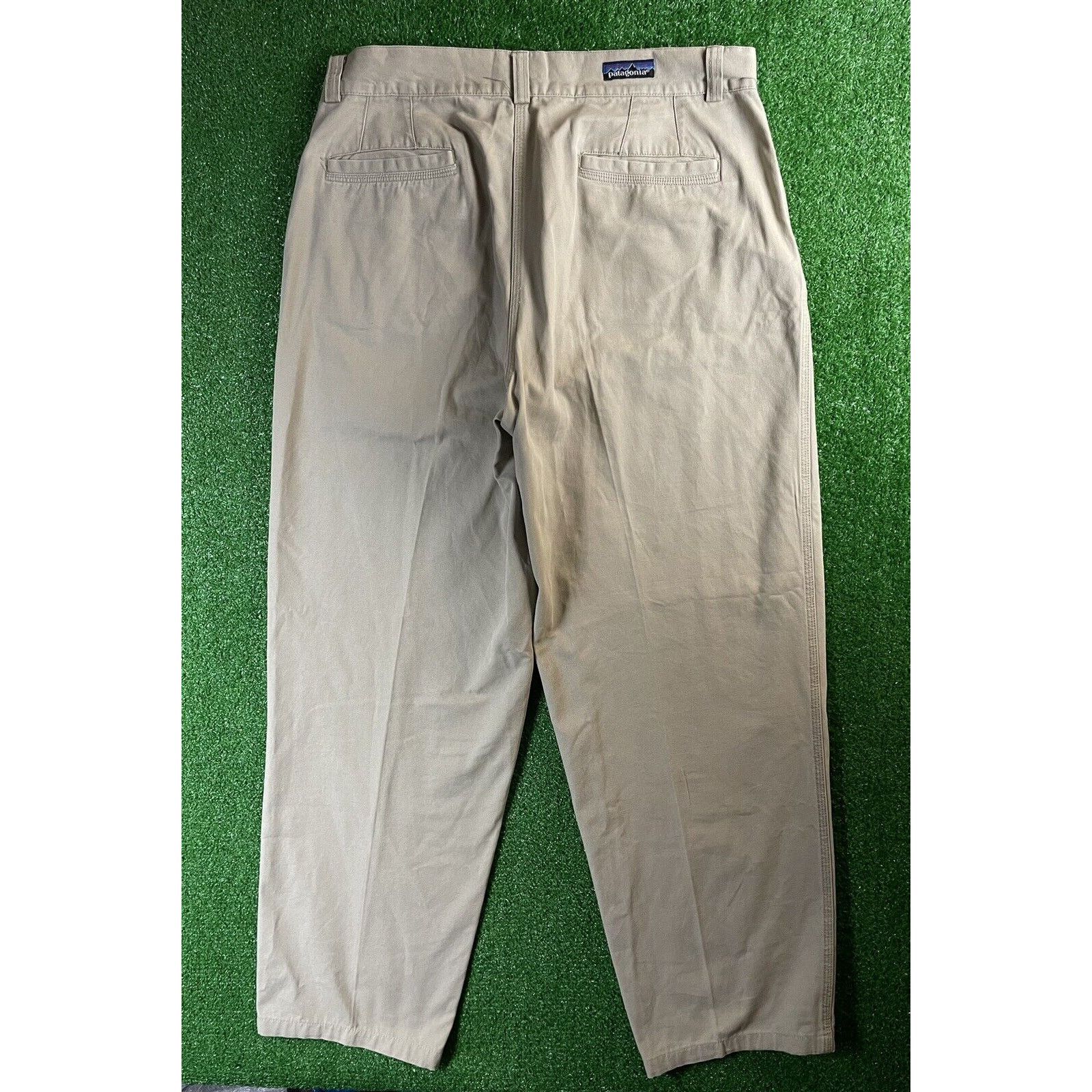 Patagonia Vintage 80s Patagonia 34 30 Large Cotton Beige Chinos Pants Size US 34 / EU 50 - 4 Thumbnail