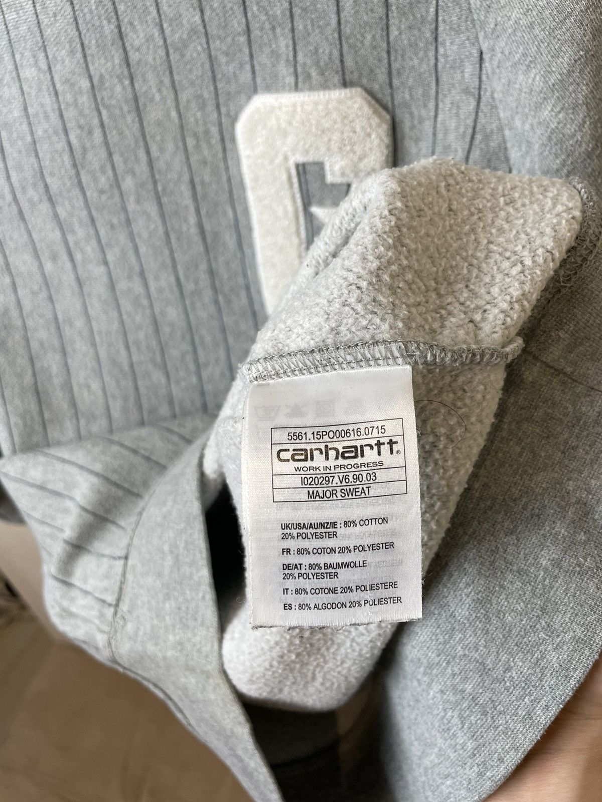 Carhartt × Carhartt Wip Carhartt Long Sleeve Sweatshirt Jumper Men's Size Small Size US S / EU 44-46 / 1 - 9 Thumbnail