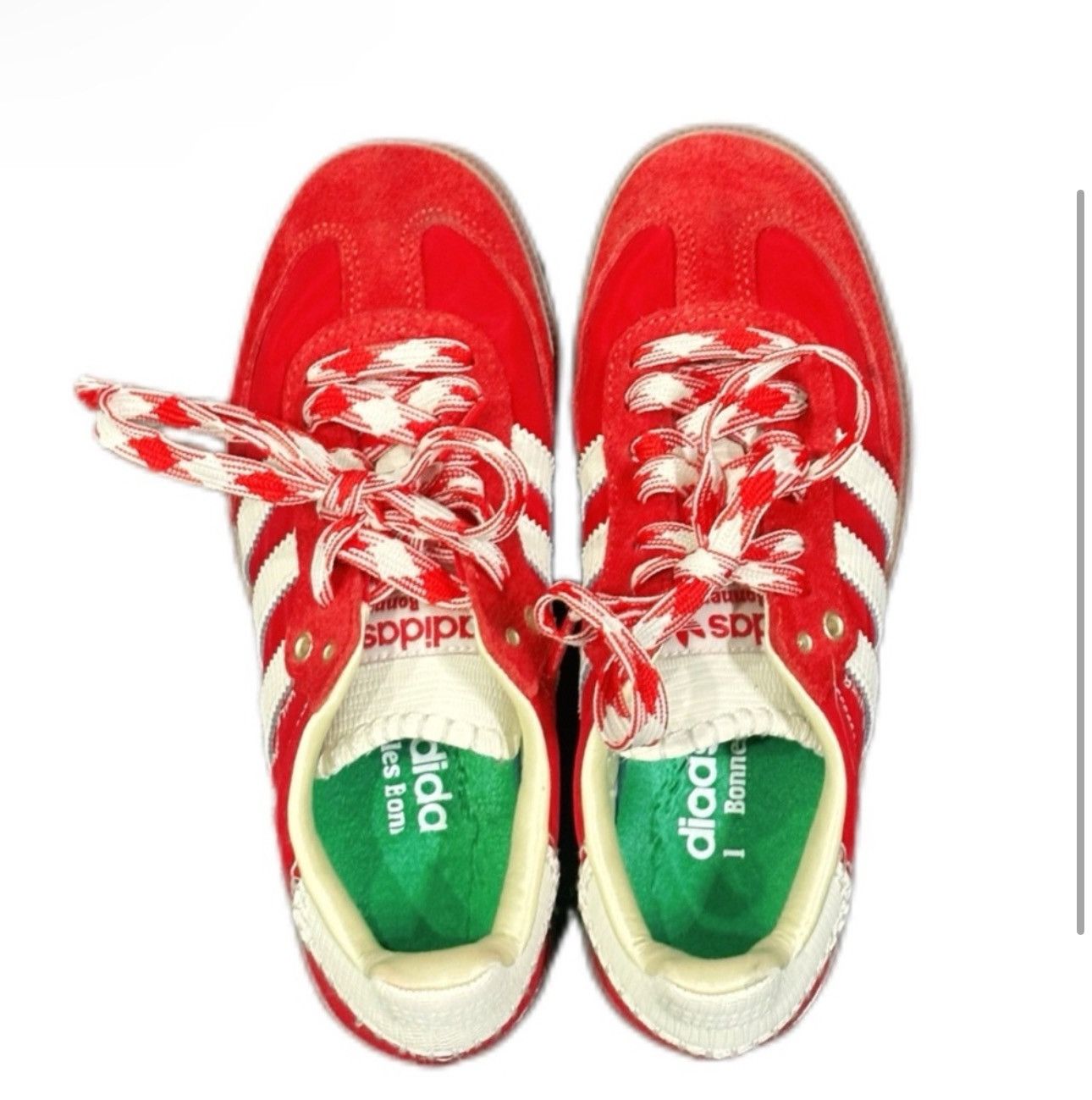 Adidas VINTAGE adidas red and white sneakers Size US 5.5 / IT 35.5 - 1 Thumbnail