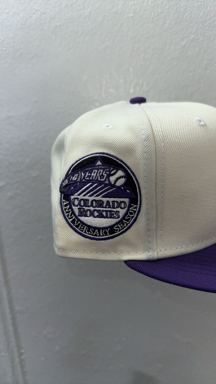 New Era New Era 59fifty White Colorado Rockies fitted hat size 7 1/2 Size ONE SIZE - 2 Thumbnail