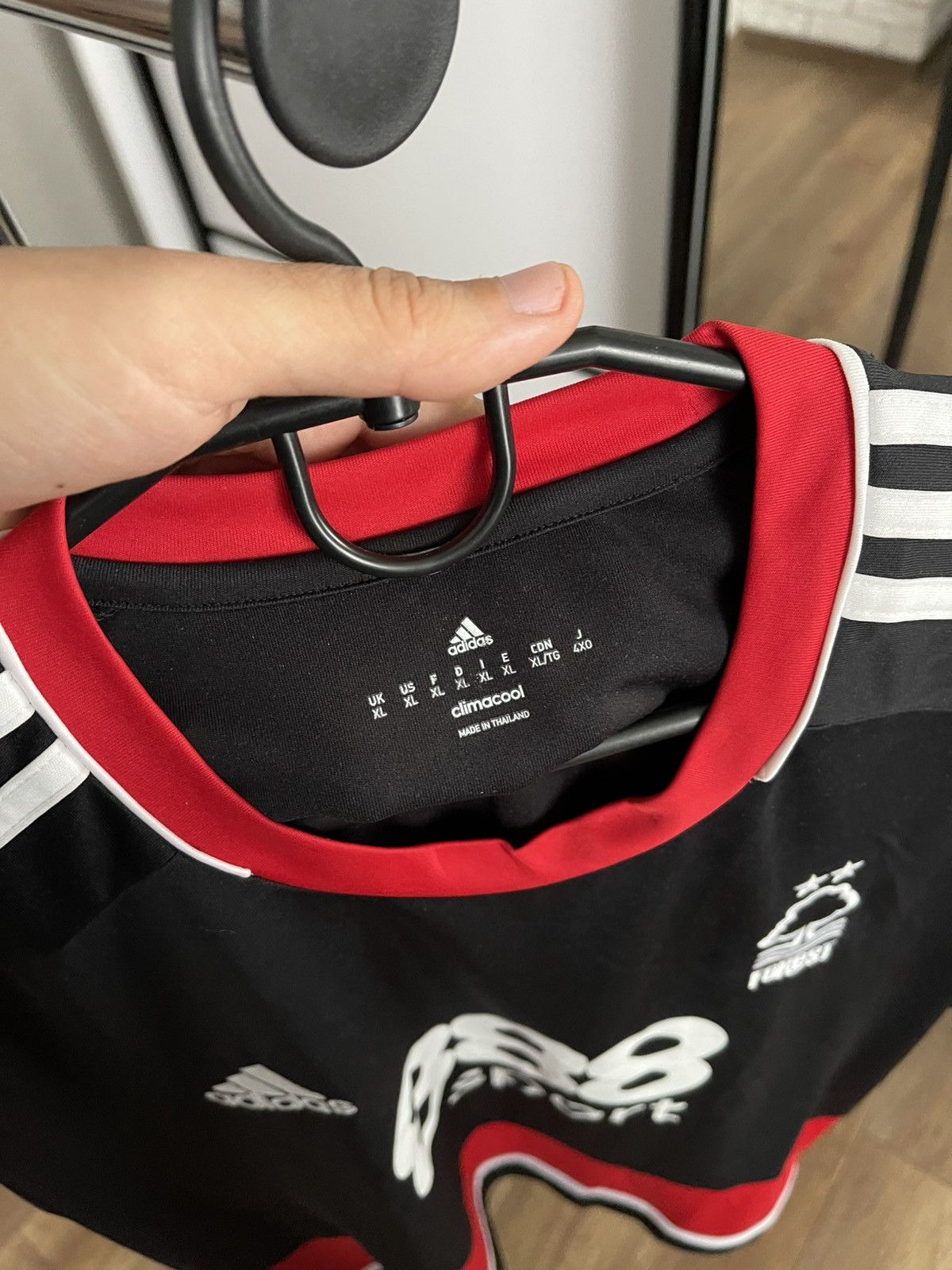 Adidas 2016/2017 Adidas Nottingham Forest Soccer Jersey T-Shirt Size US XL / EU 56 / 4 - 8 Thumbnail