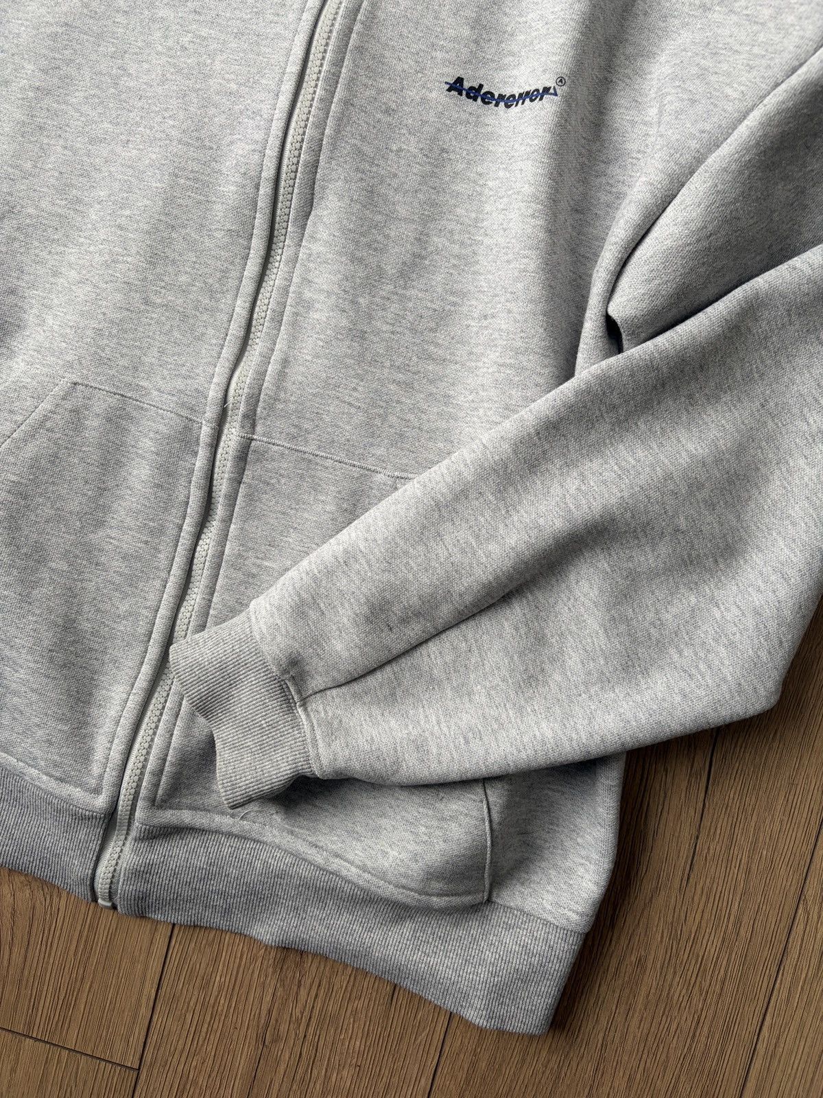 Ader Error Adder Error Gray Zip Heavy Hoodie Size US L / EU 52-54 / 3 - 8 Thumbnail