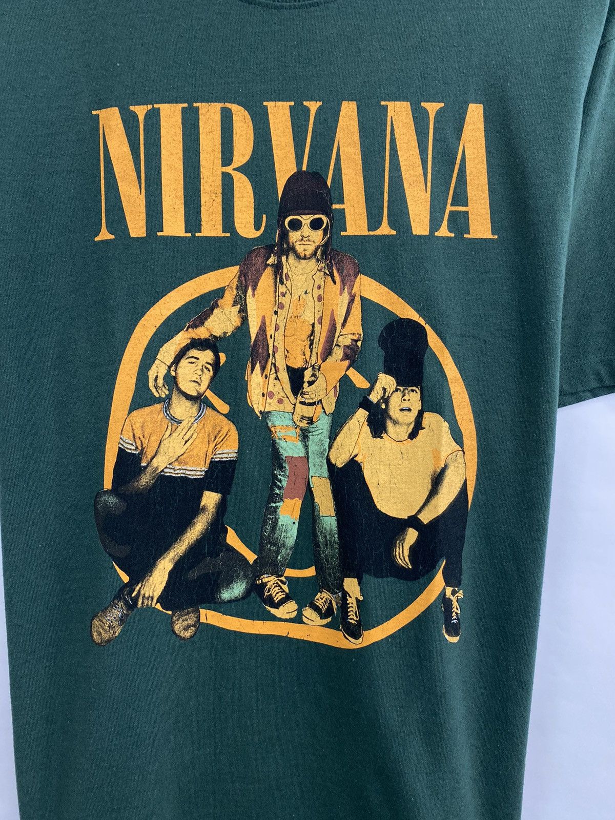 Nirvana 🇺🇸 Y2K Nirvana Kurt Cobain T-Shirt Rare Retro Hype Size US M / EU 48-50 / 2 - 4 Thumbnail