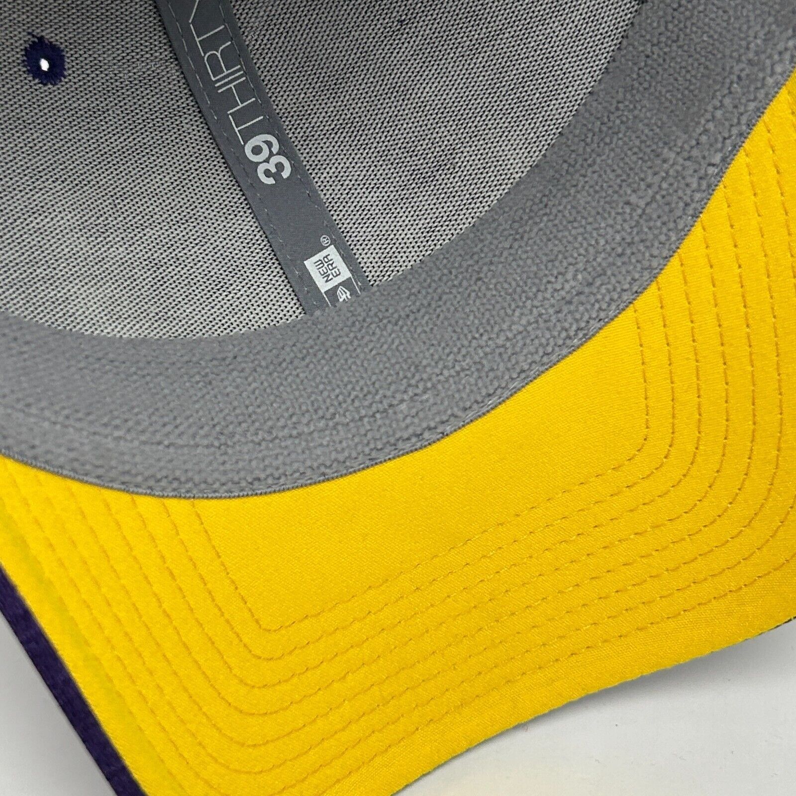 New Era Los Angeles LA Lakers Hat Baseball Cap Flex Fitted M-L Size ONE SIZE - 5 Thumbnail