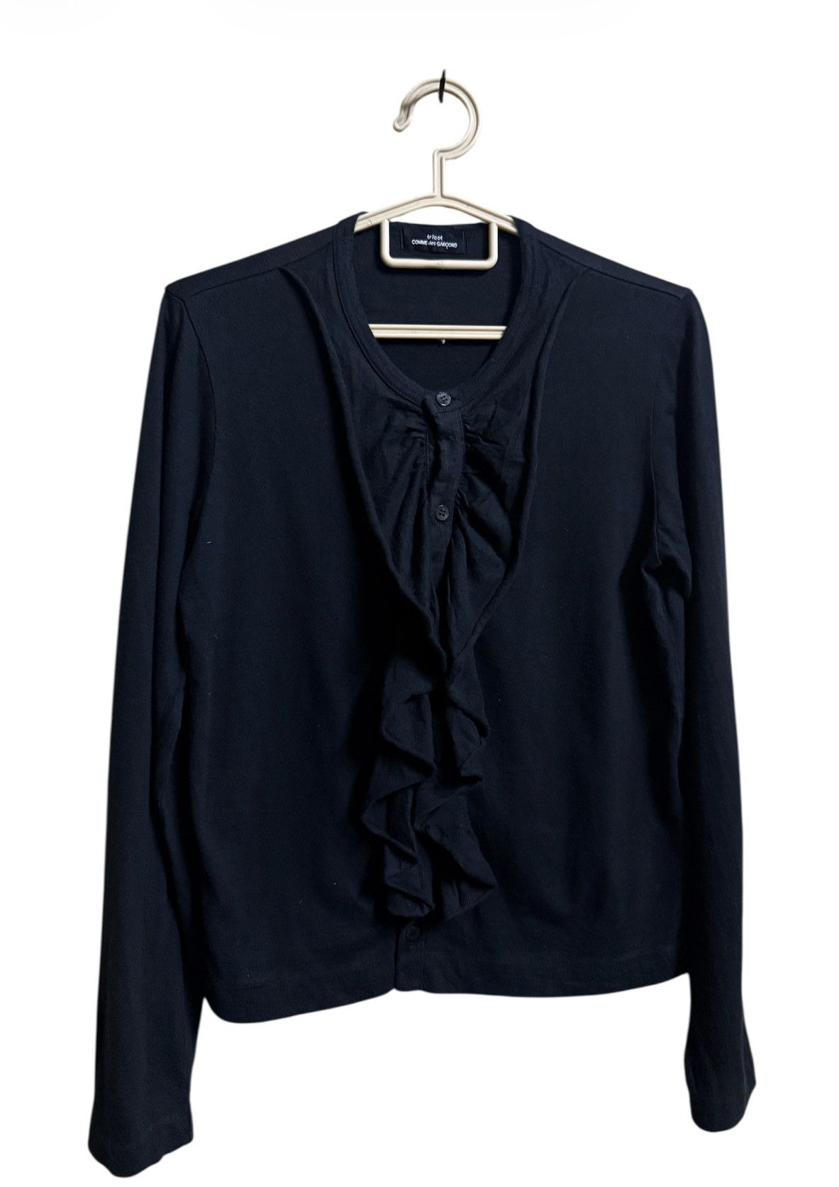 Comme des Garcons Comme Des Garcons Tricot Botton Long-sleeved Black Size S / US 4 / IT 40 - 3 Thumbnail