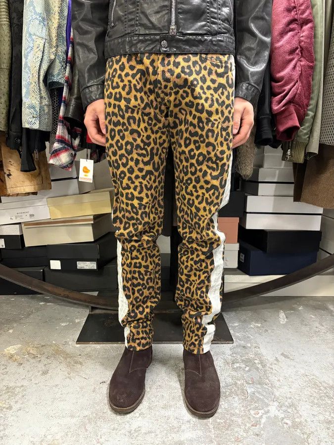 Dries Van Noten Dries Van Noten Leopard Print Camel Jeans Size US 32 / EU 48 - 2 Thumbnail