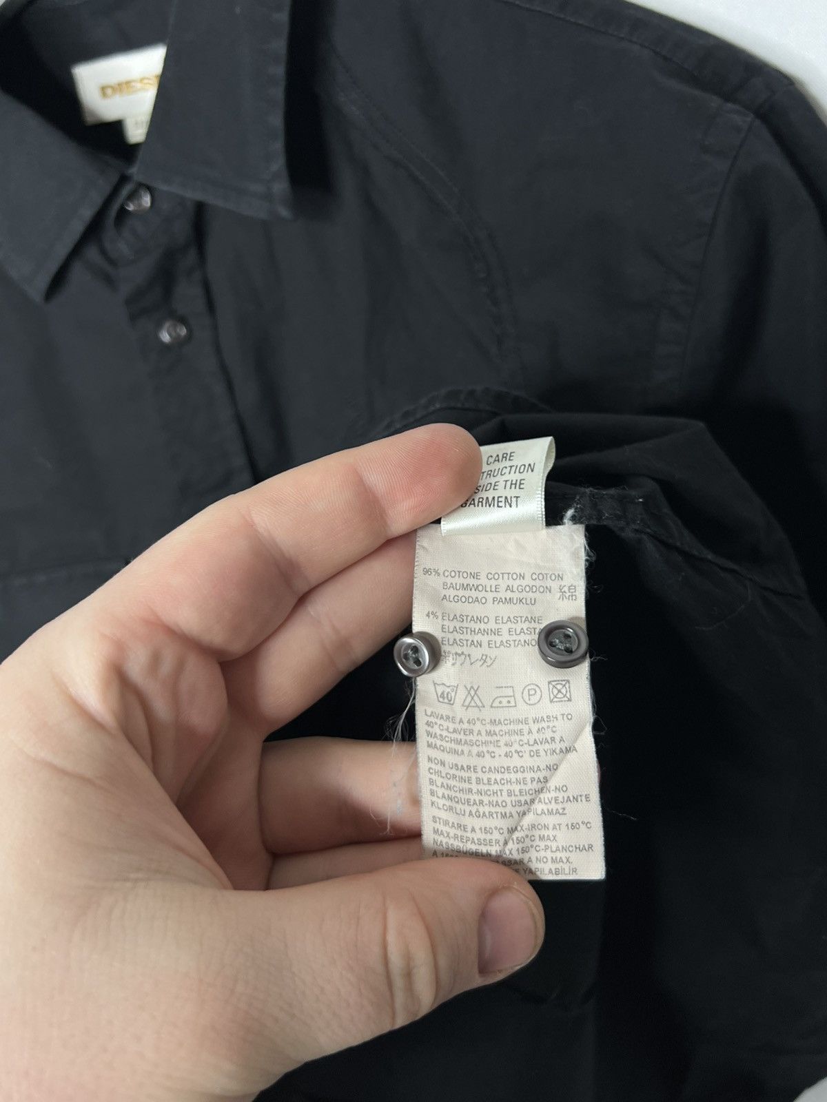 Diesel Diesel Luxury Shirt Short Sleeve Button Up Size US XL / EU 56 / 4 - 9 Thumbnail