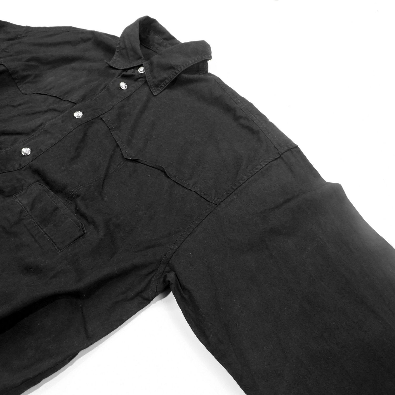 Versace VERSACE JEANS COUTURE BLACK LONG SLEEVE SHIRT Size US M / EU 48-50 / 2 - 11 Thumbnail
