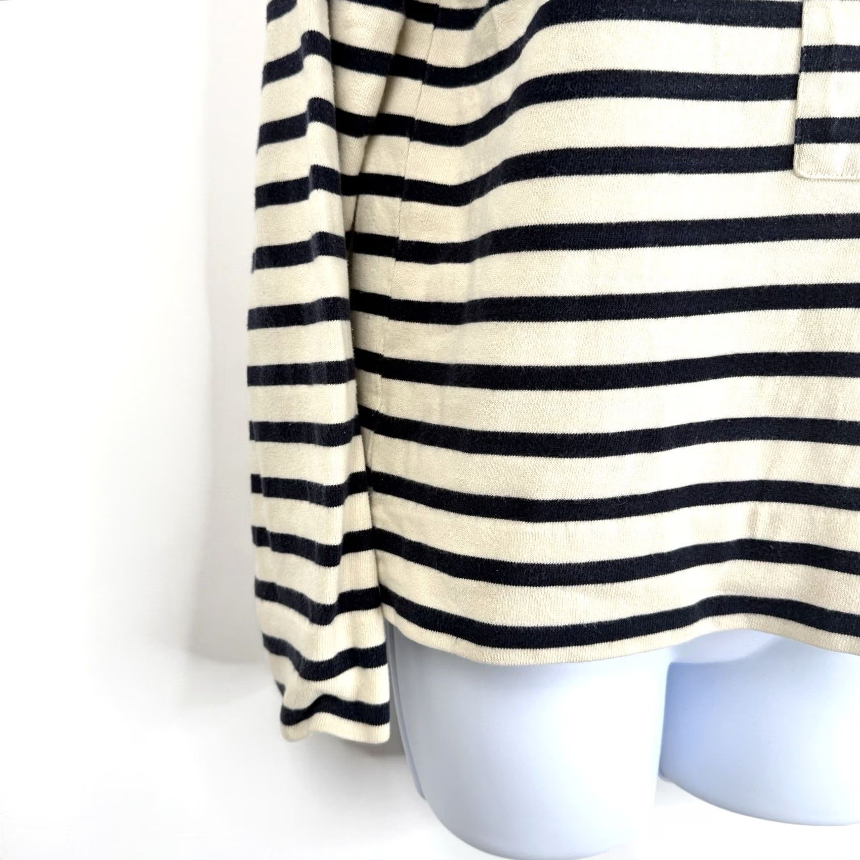 Joseph JOSEPH Womens Small Long Sleeve T Shirt Breton Tee Striped Cotton Boatneck Size S / US 4 / IT 40 - 4 Thumbnail