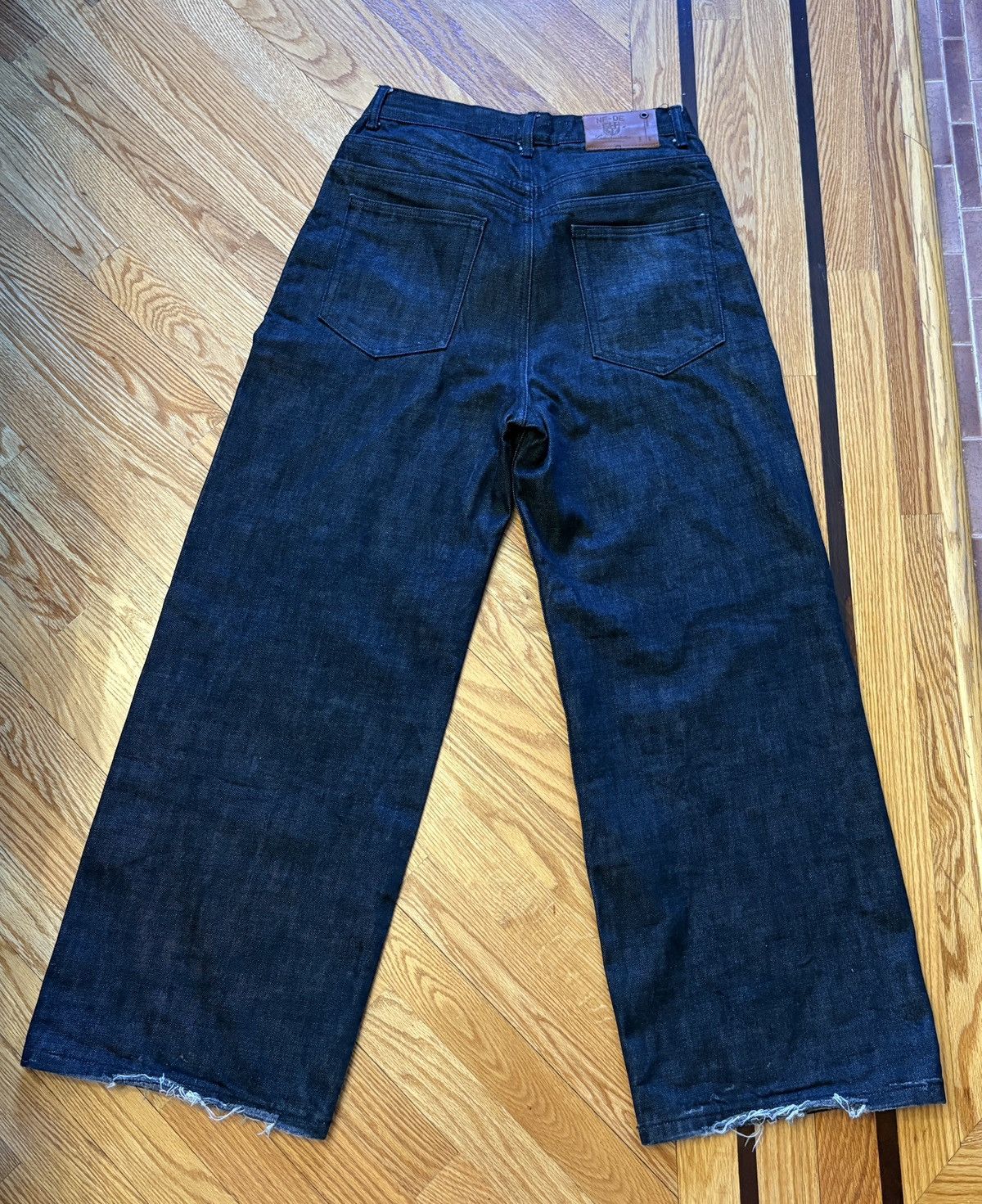 No Faith Studios No Faith Studios Japanese Loose Denim Black Size US 30 / EU 46 - 2 Thumbnail