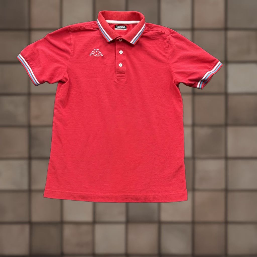 Kappa Kappa Polo Shirt Mens M Short Sleeve Red Collar Tennis Casual Classic Size US M / EU 48-50 / 2 - 1 Thumbnail