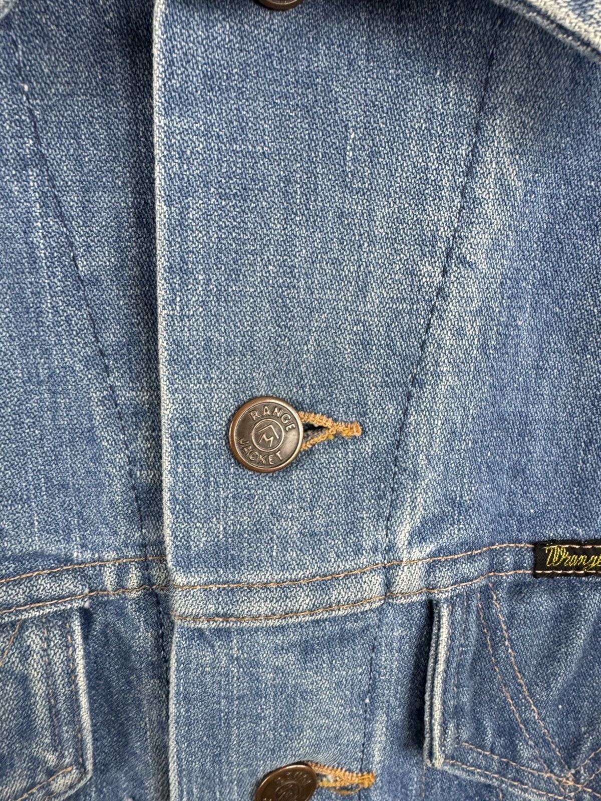 Wrangler Vintage Rare Wrangler Range Denim Jeans Jacket Union Made Size US M / EU 48-50 / 2 - 5 Thumbnail