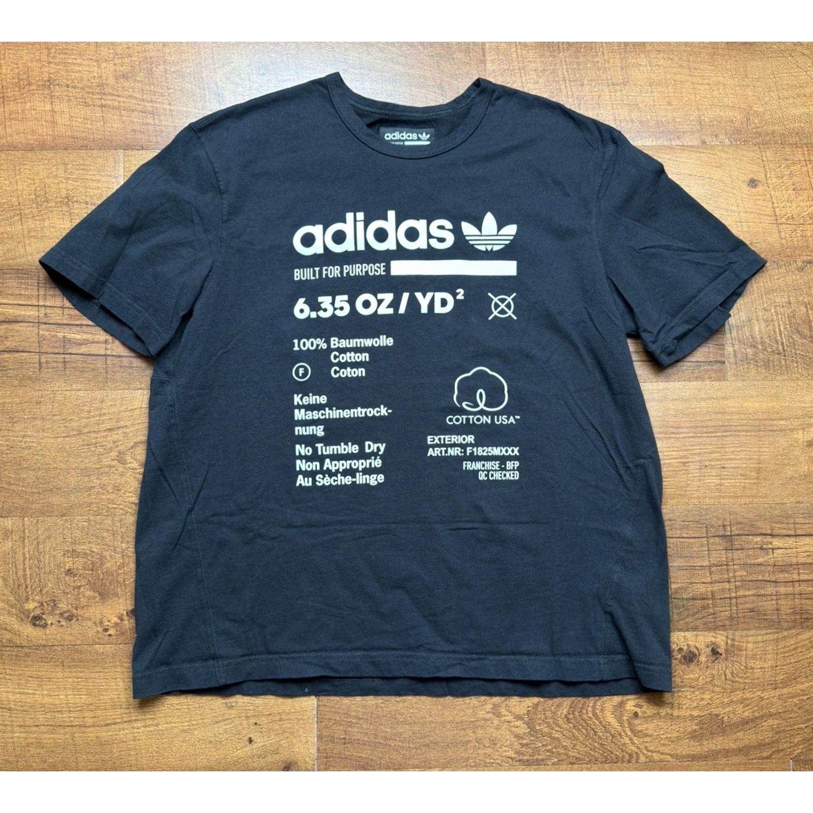 Adidas Adidas Originals KAVAL GRAPHIC TEE Shirt Mens XL Black Size US XL / EU 56 / 4 - 2 Thumbnail