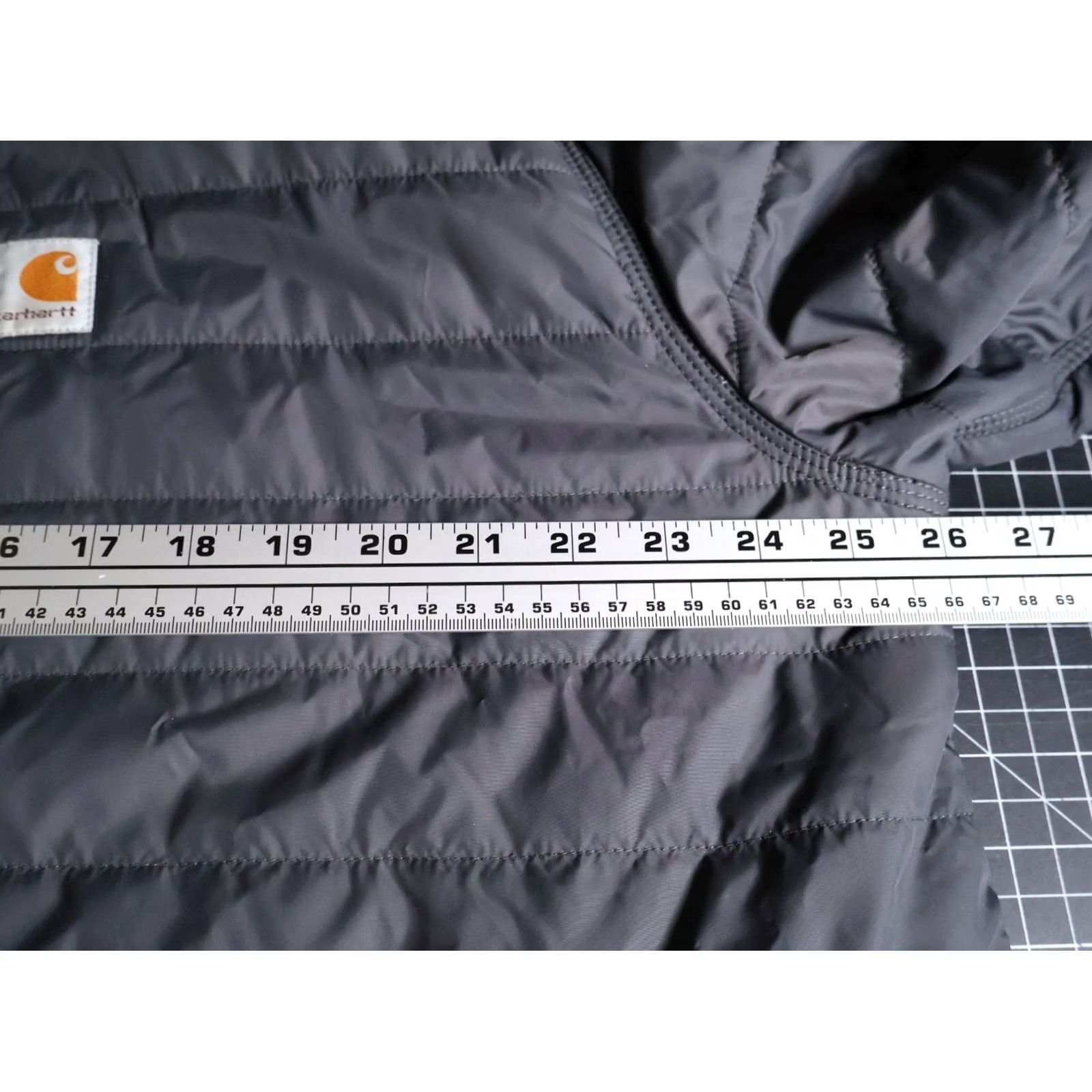 Carhartt Carhartt Gilliam Jacket Men's XL Tall Gray Rain Defender Puffer Quilted Full Zip Insulated Lined Pocket 102208 Size US XL / EU 56 / 4 - 5 Thumbnail