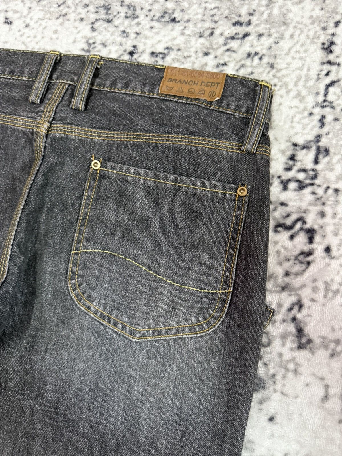 Le Grande Bleu (L.G.B.) First Step Japan 50s Reissue Work Wear Flare Jeans Size US 29 - 11 Thumbnail