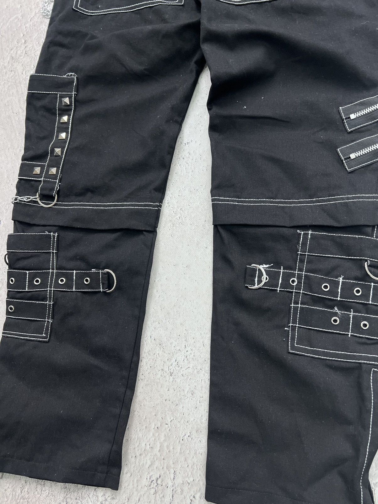 KMRii × Le Grande Bleu (L.G.B.) × Tripp NYC 2000s TRIPP NYC PANTS GOTHIC DENIM BONDAGE Size US 29 - 11 Thumbnail