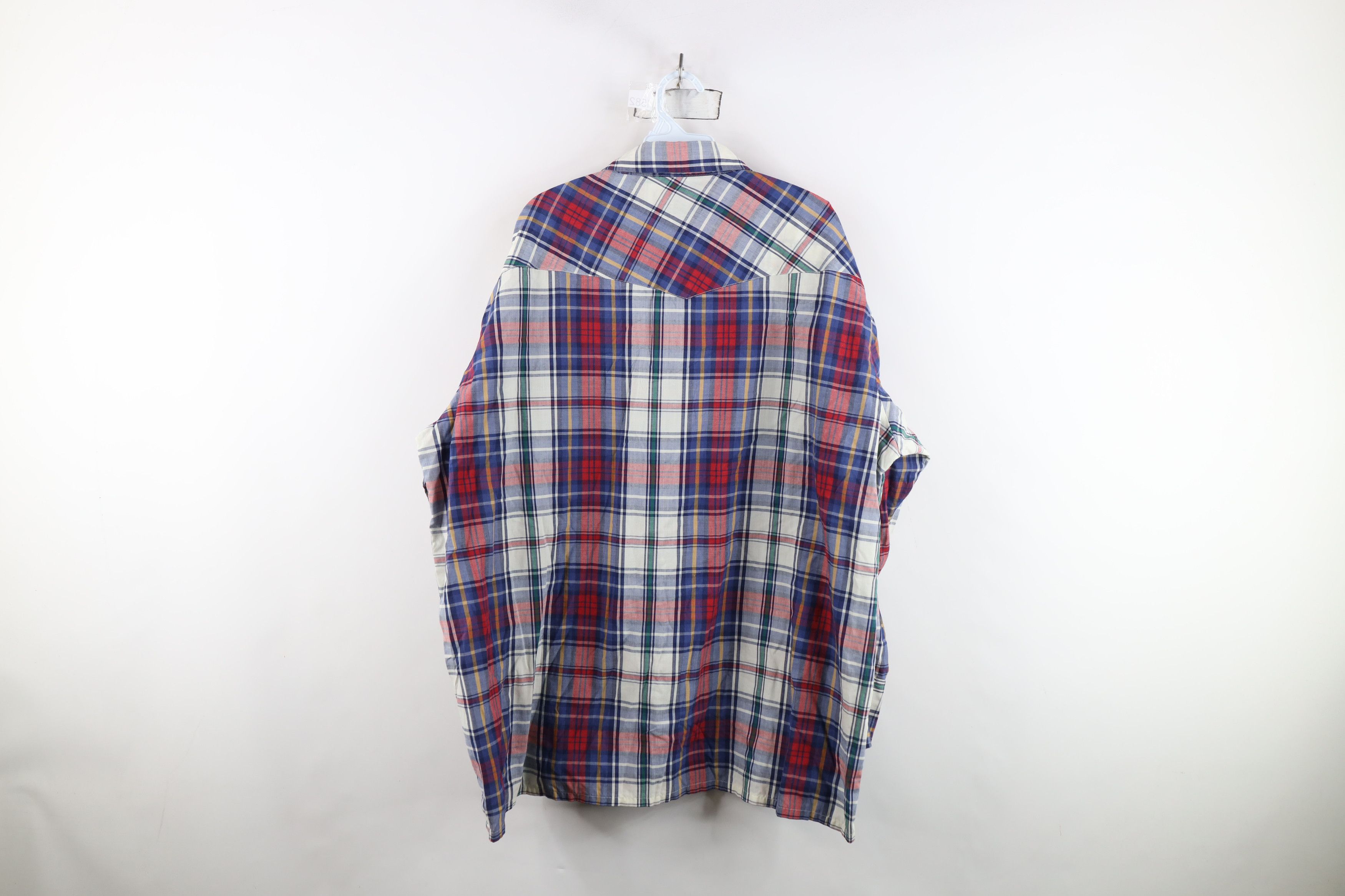 Vintage Vintage 70s Streetwear Western Rodeo Snap Button Shirt Size US XXL / EU 58 / 5 - 8 Thumbnail