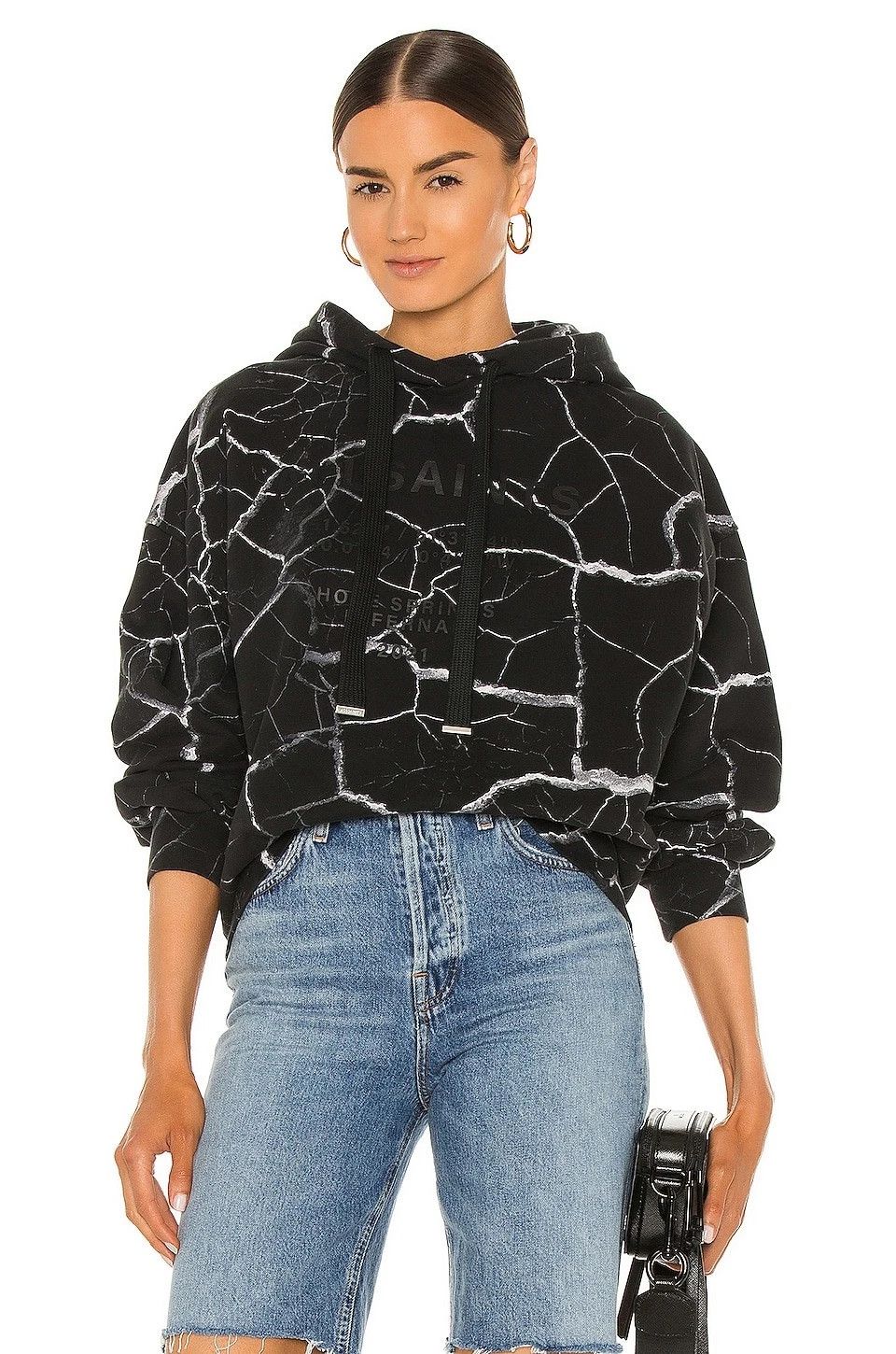 Allsaints Allsaints Hope Jen Hoodie Women's XS Black Size XS / US 0-2 / IT 36-38 - 5 Thumbnail