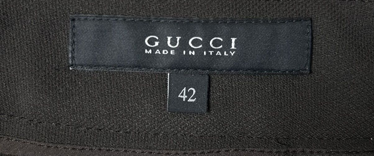 Gucci Luxury Gucci Tom Ford Women’s Wool Straight Pants Size 28" / US 6 / IT 42 - 6 Thumbnail