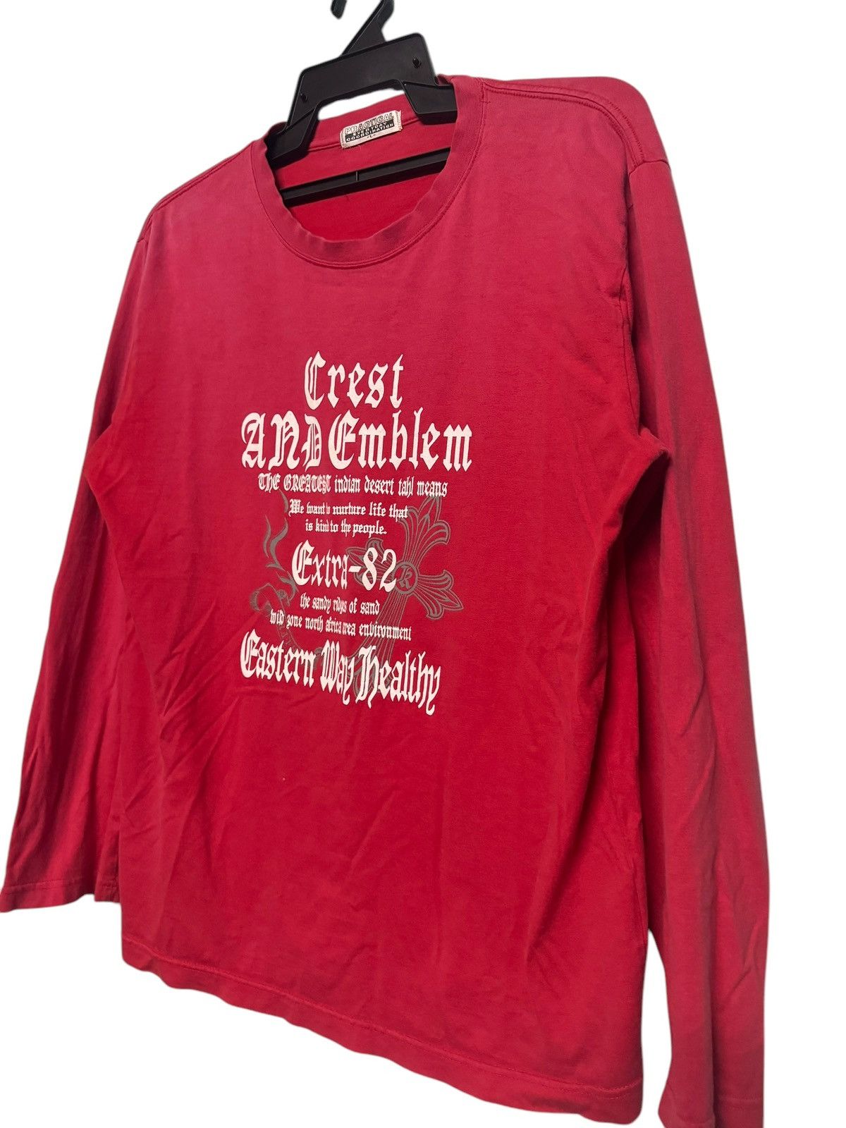 Vintage 💥RARE PUNK DESIGN CROSS EXTRA-82 AFFLICTION STYLE SUNFADED Size US L / EU 52-54 / 3 - 2 Thumbnail