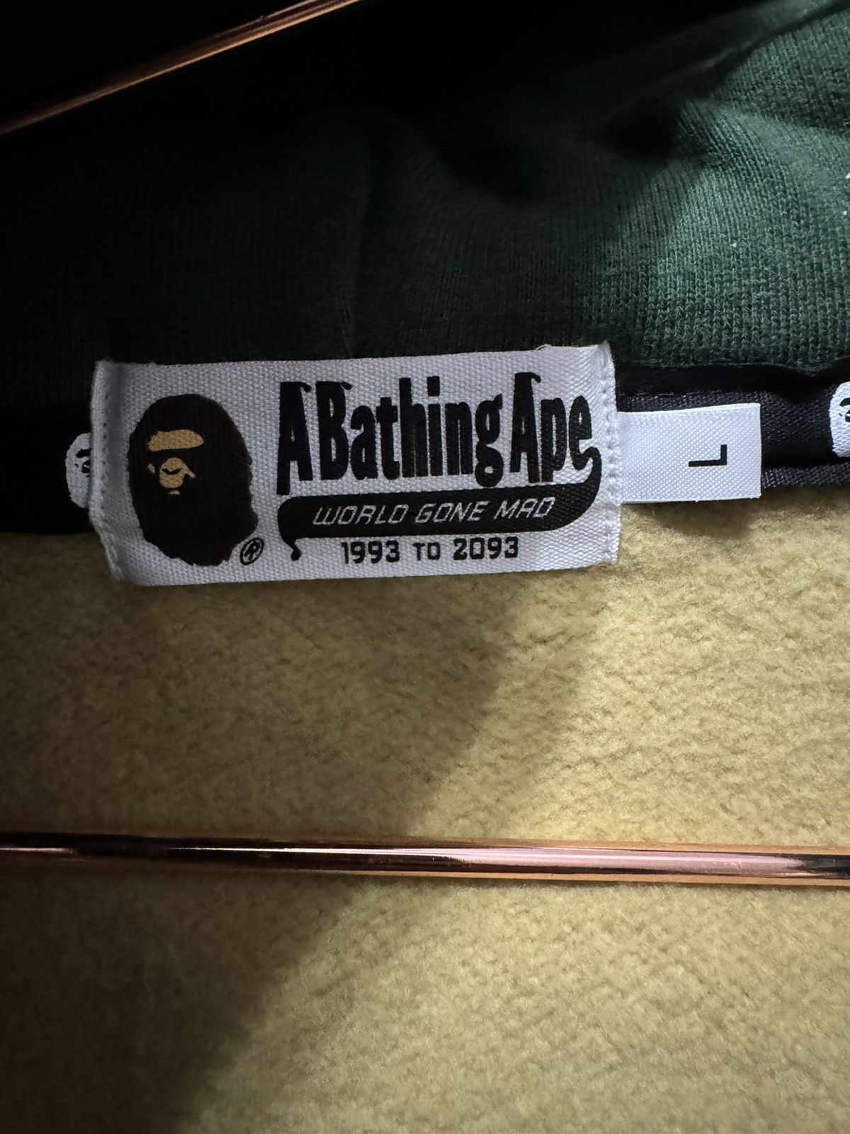 Bape Bape double hoodie zip up Size US L / EU 52-54 / 3 - 8 Thumbnail