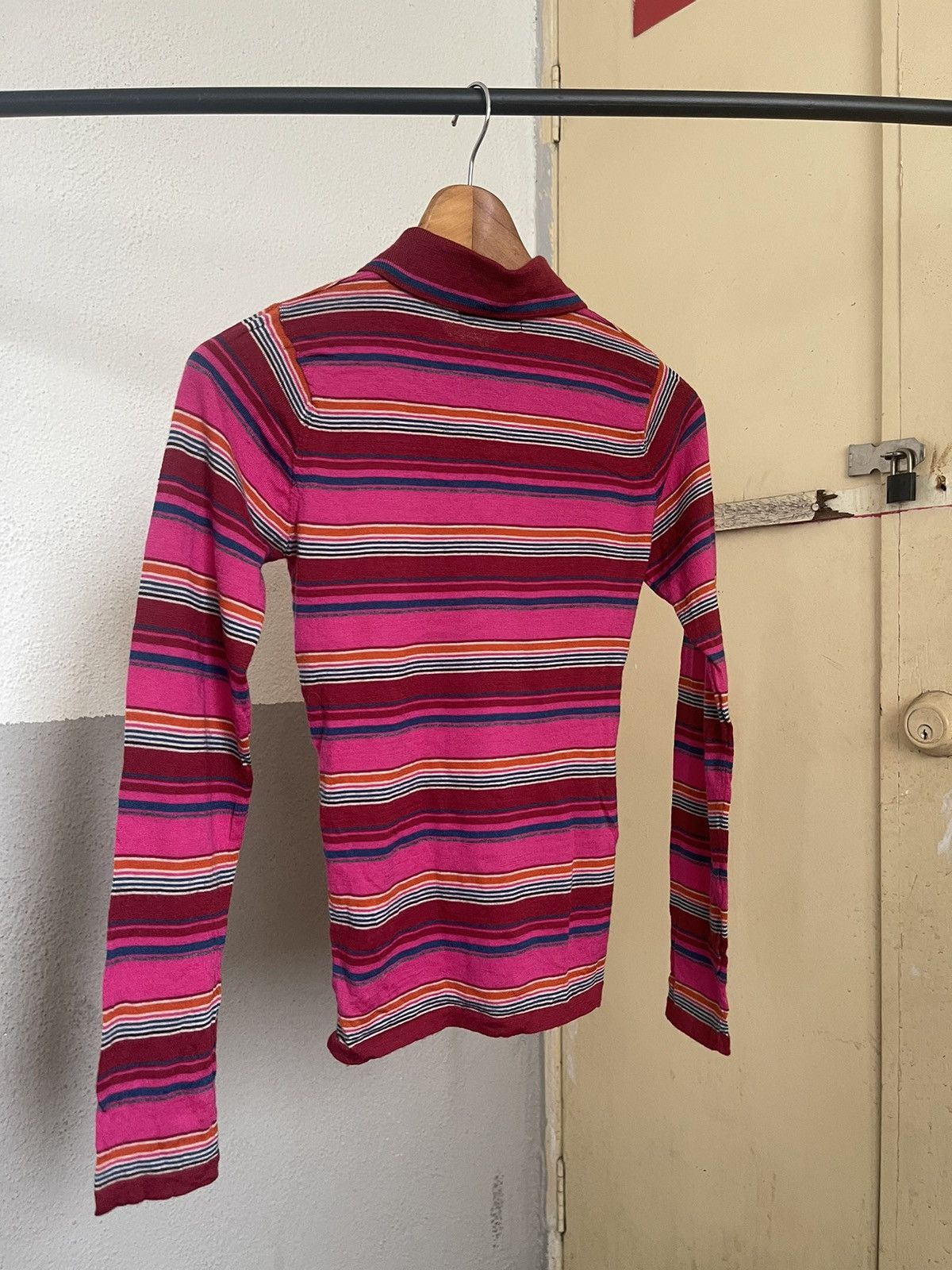 Hysteric Glamour × Japanese Brand Hysteric Glamour Logo Polo Stripes Size XS / US 0-2 / IT 36-38 - 2 Thumbnail